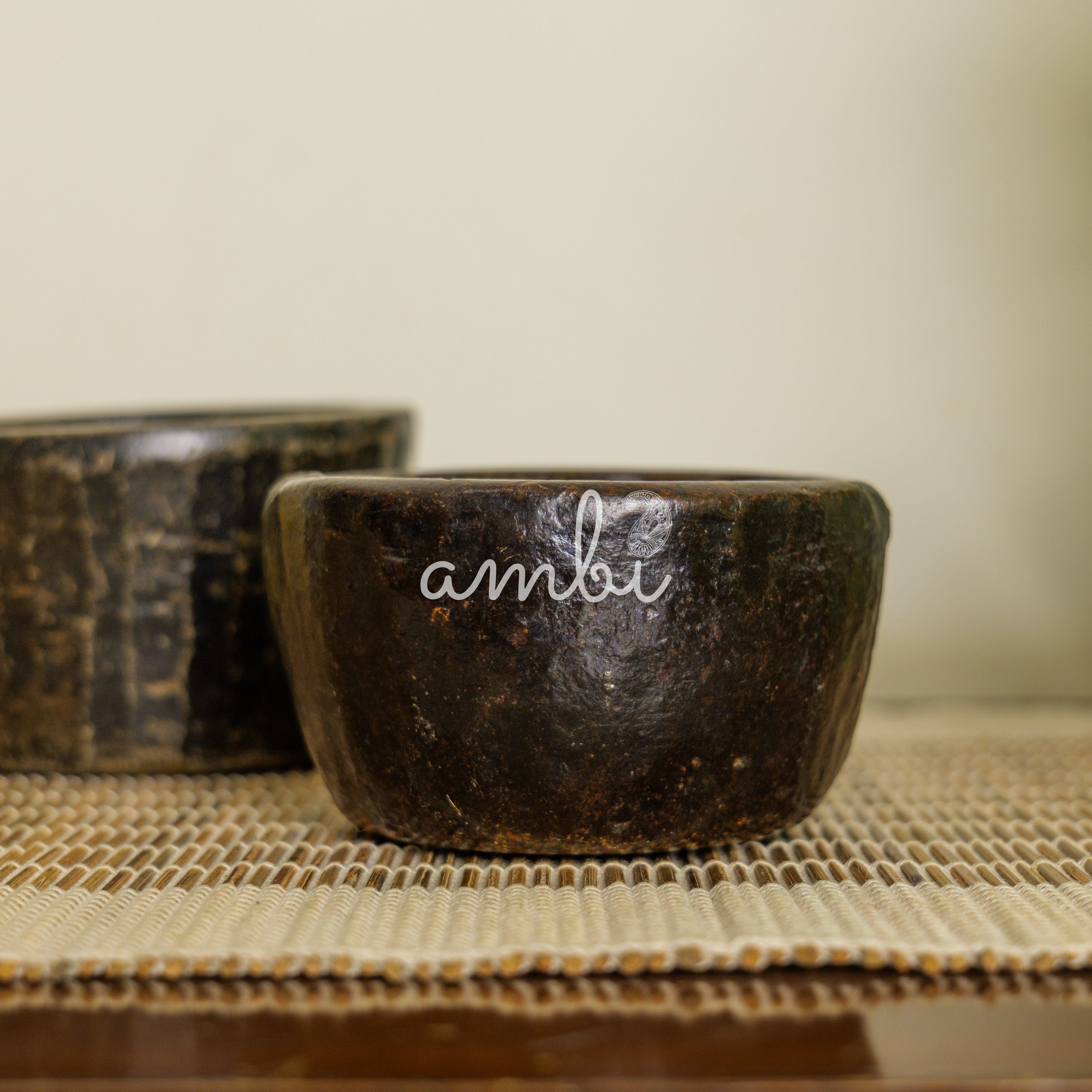 Vintage Wooden Bowls - Set of 2