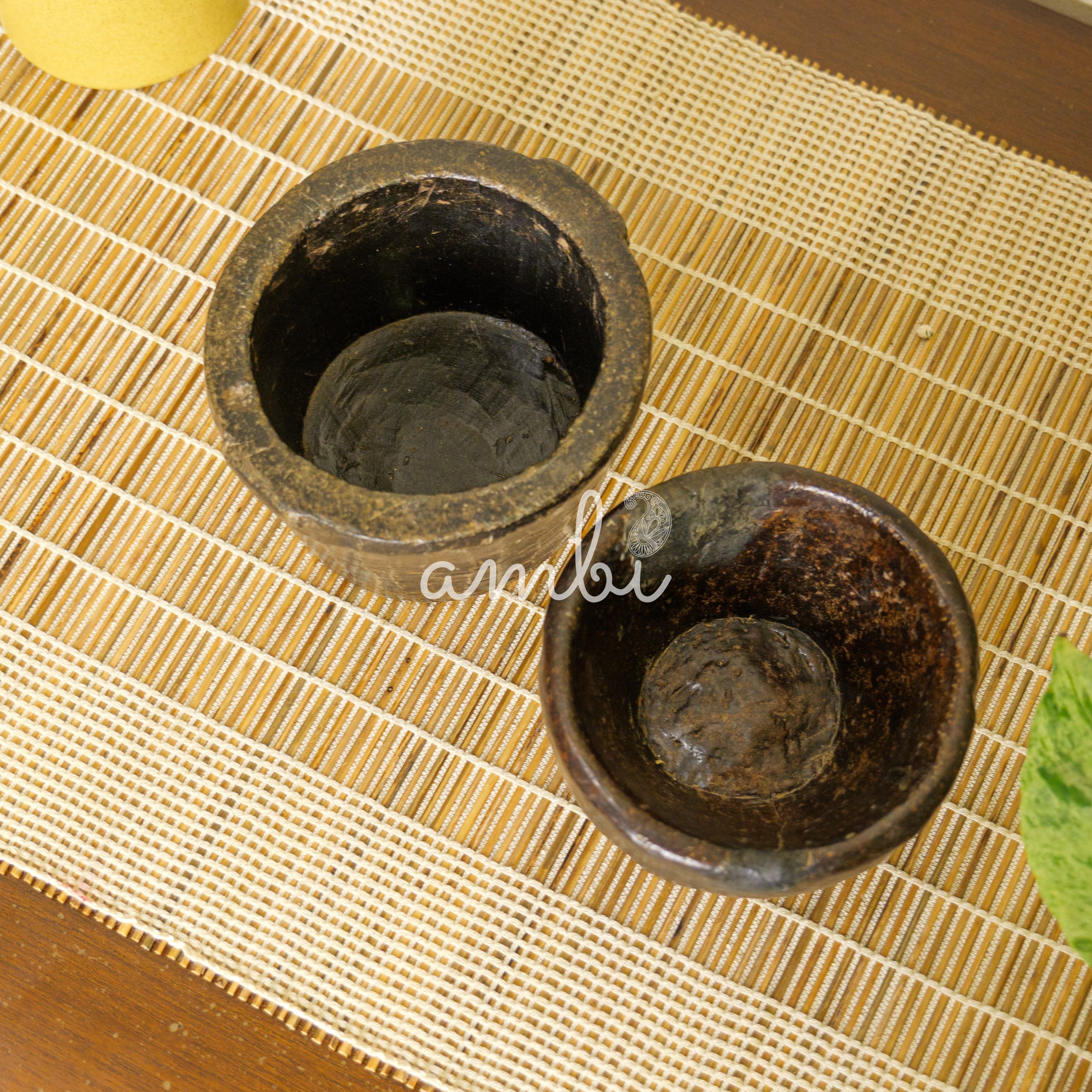 Vintage Wooden Bowls - Set of 2