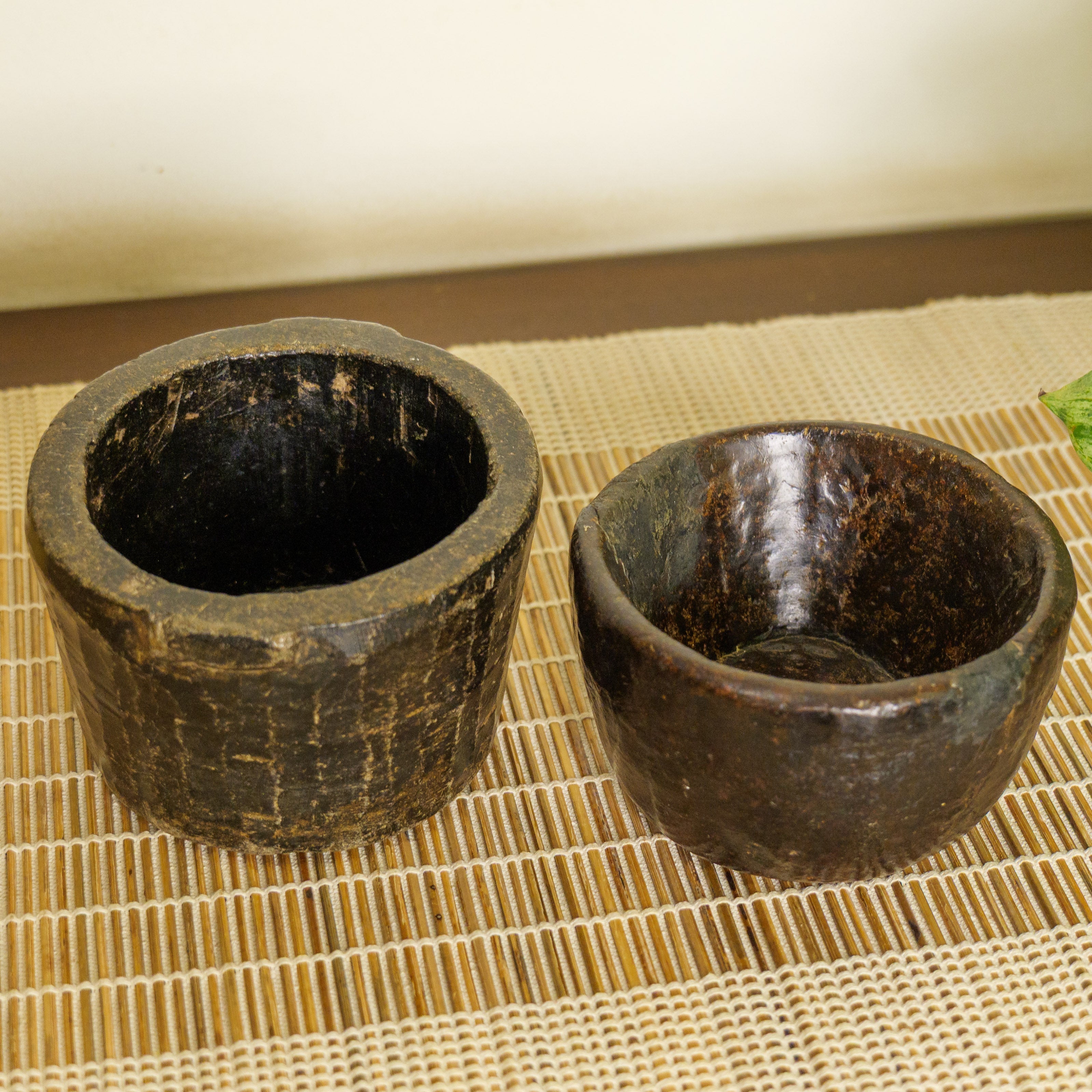 Vintage Wooden Bowls - Set of 2