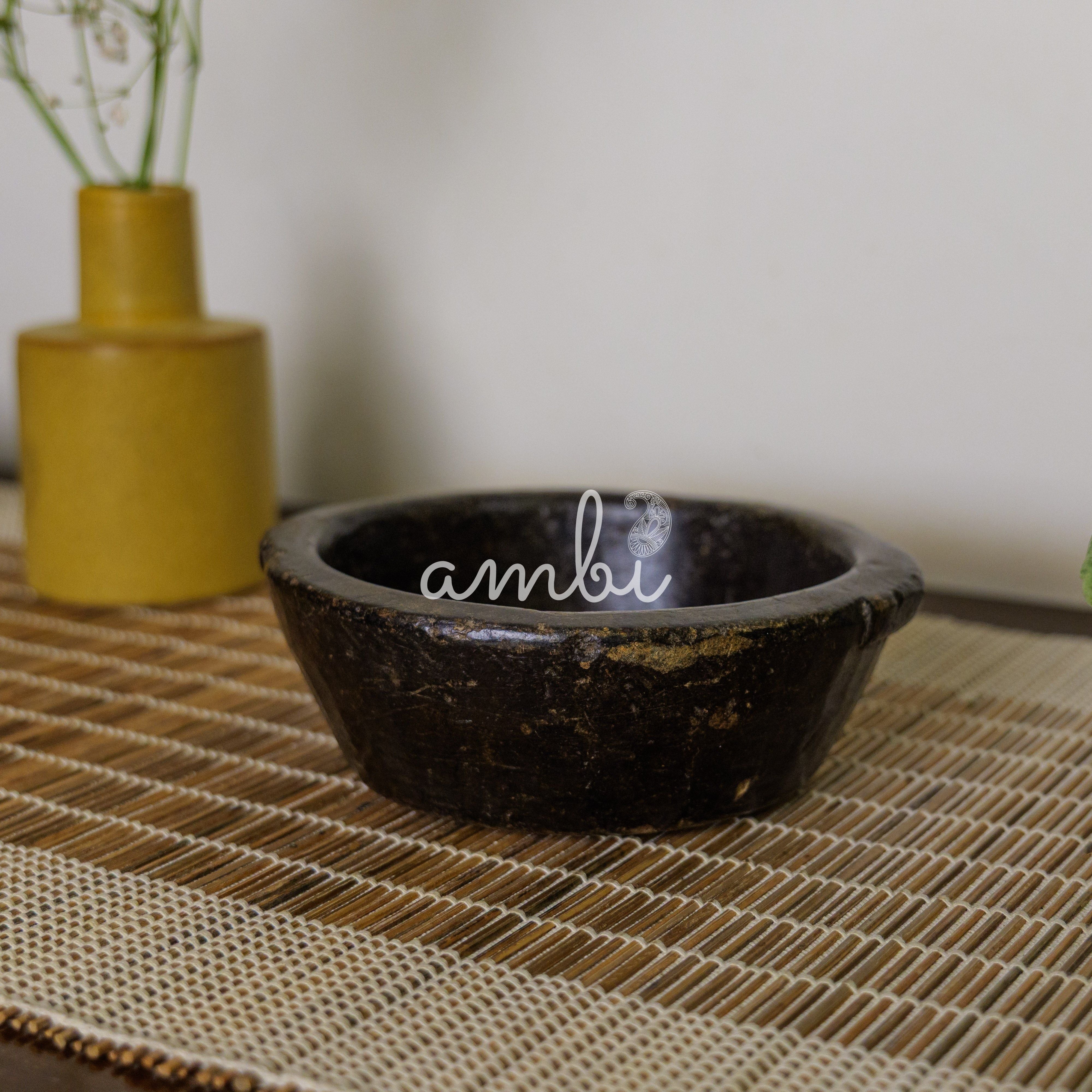 Vintage Wooden Bowls - Set of 2