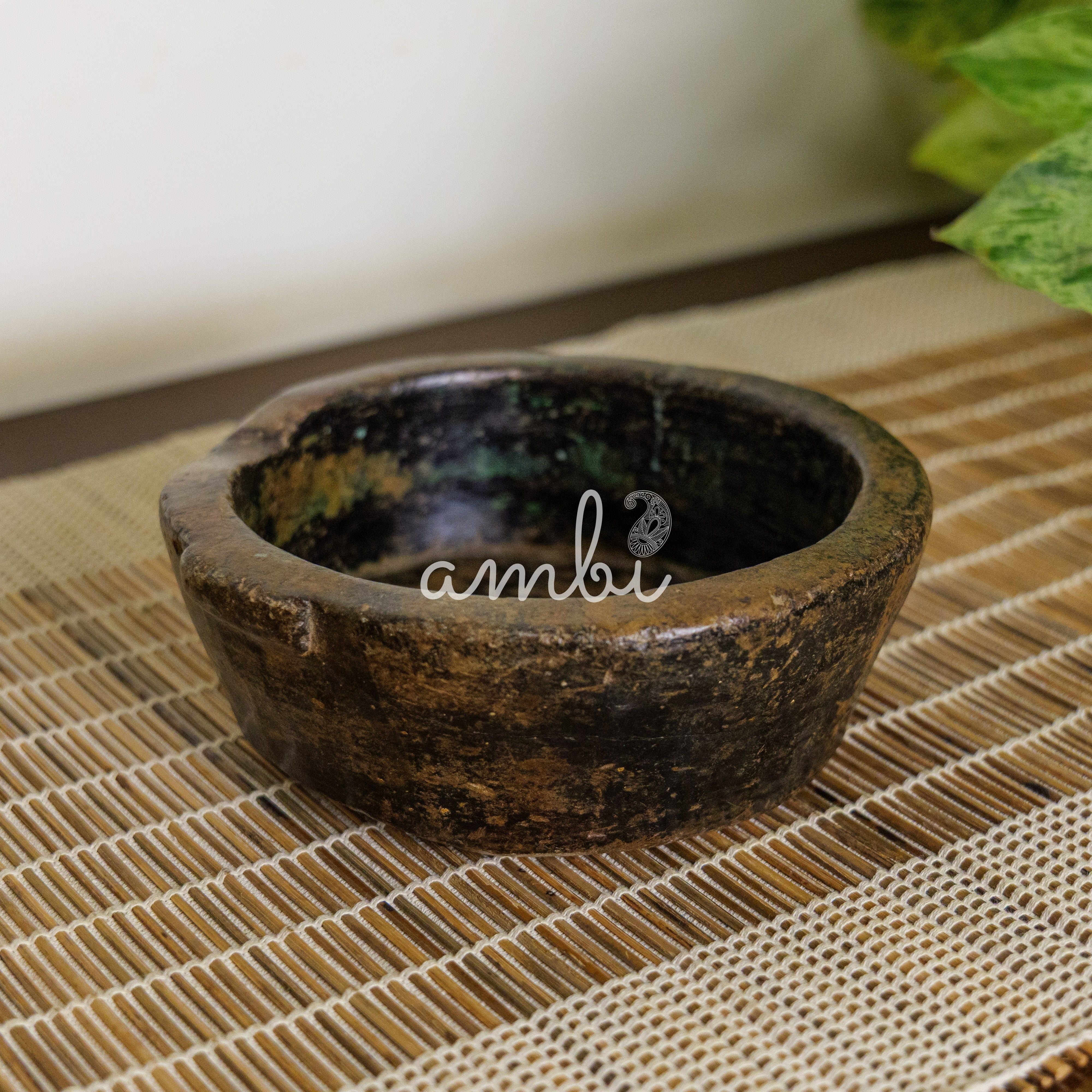 Vintage Wooden Bowls - Set of 2