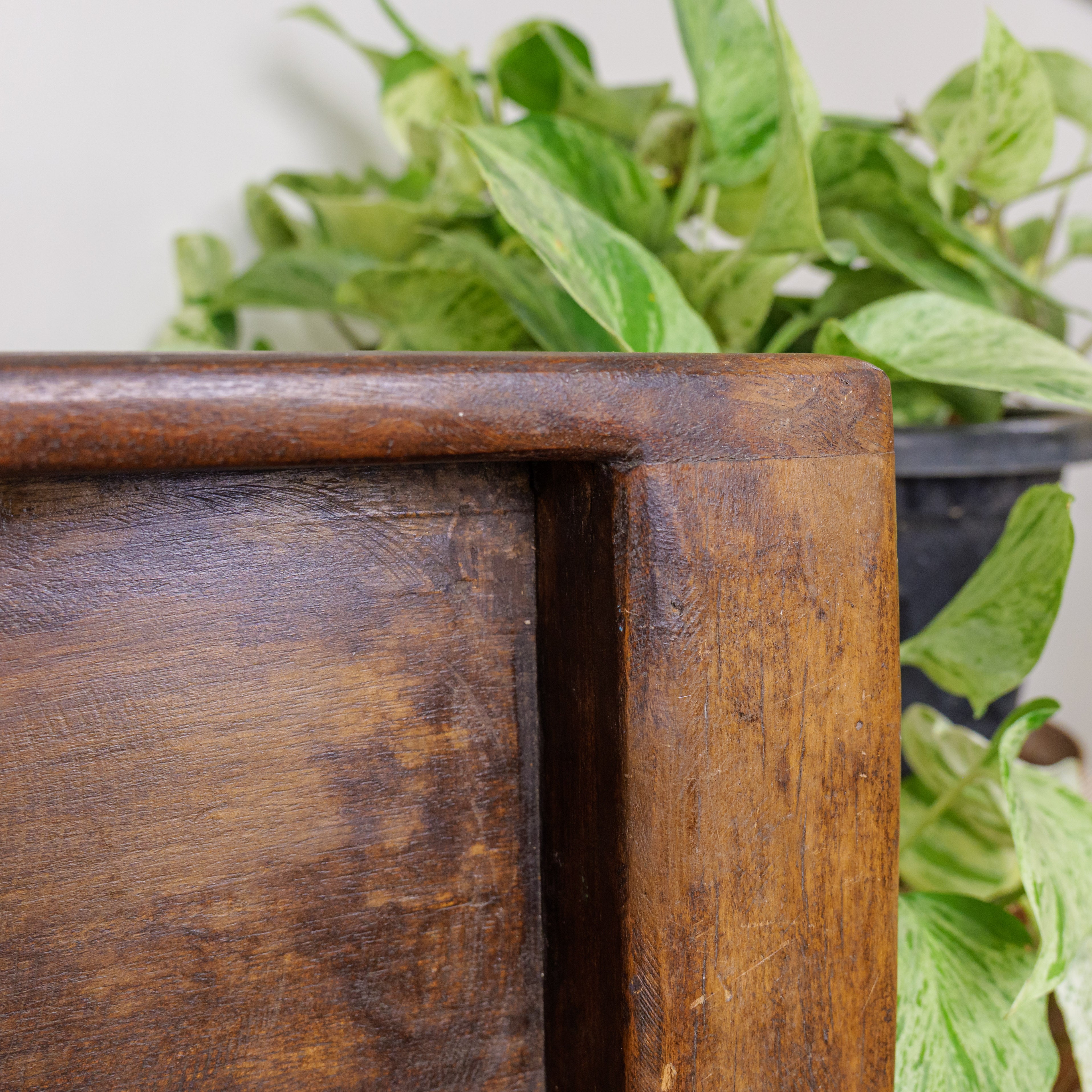 Long - Vintage Wooden Tray / Planter / Table Decor / Fruit Basket