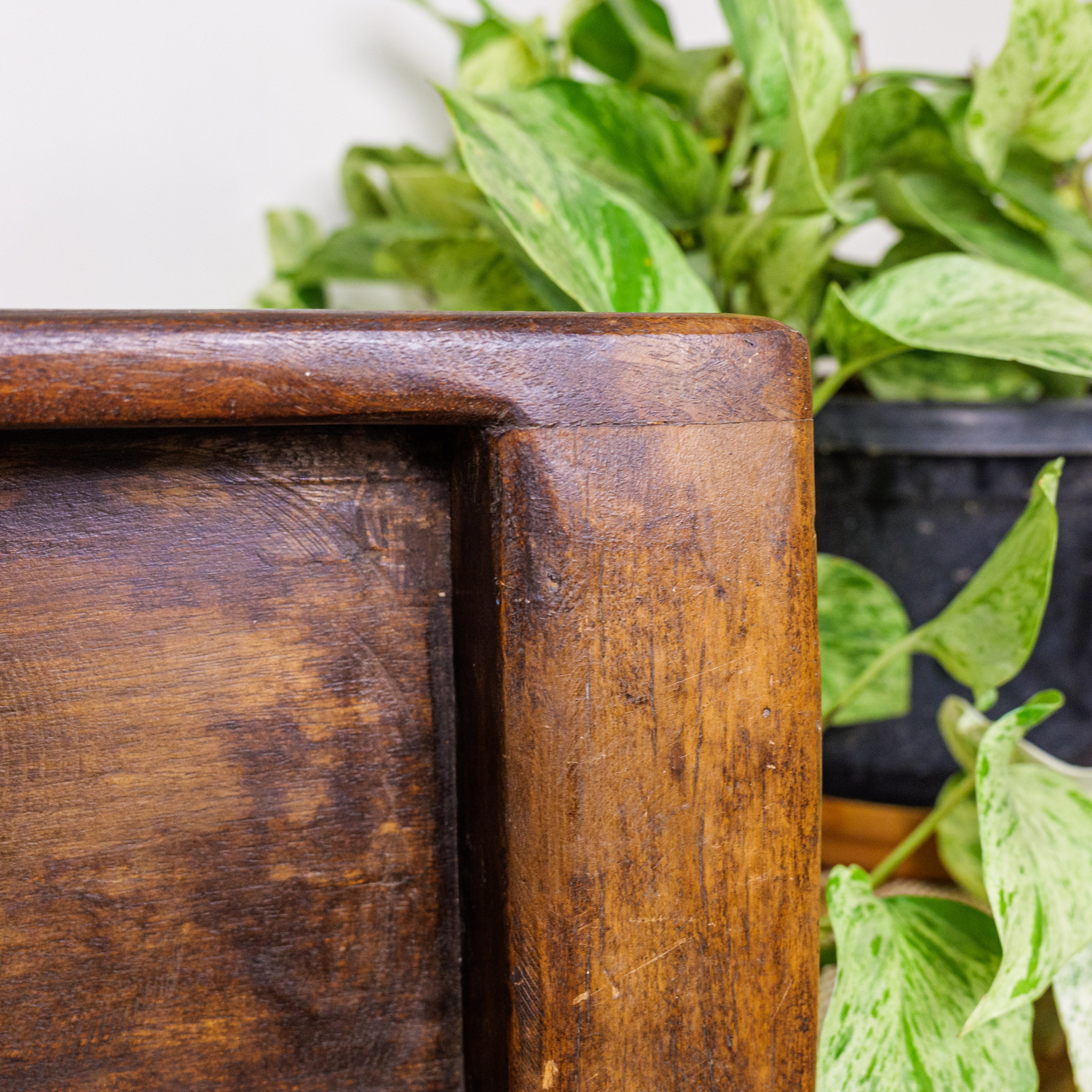 Long - Vintage Wooden Tray / Planter / Table Decor / Fruit Basket