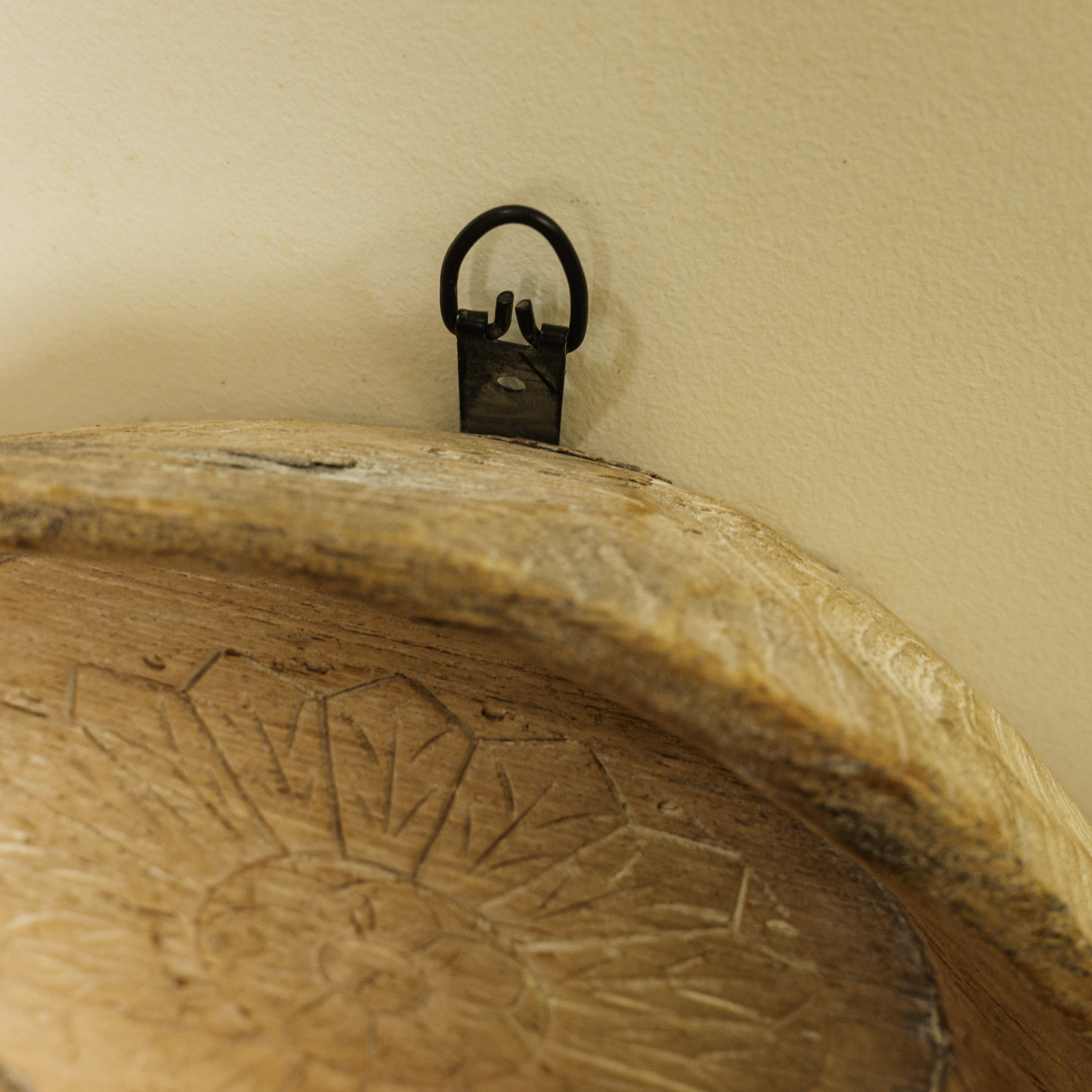 Round Parat - Vintage Wooden Parat / Planter / Table Decor / Fruit Basket