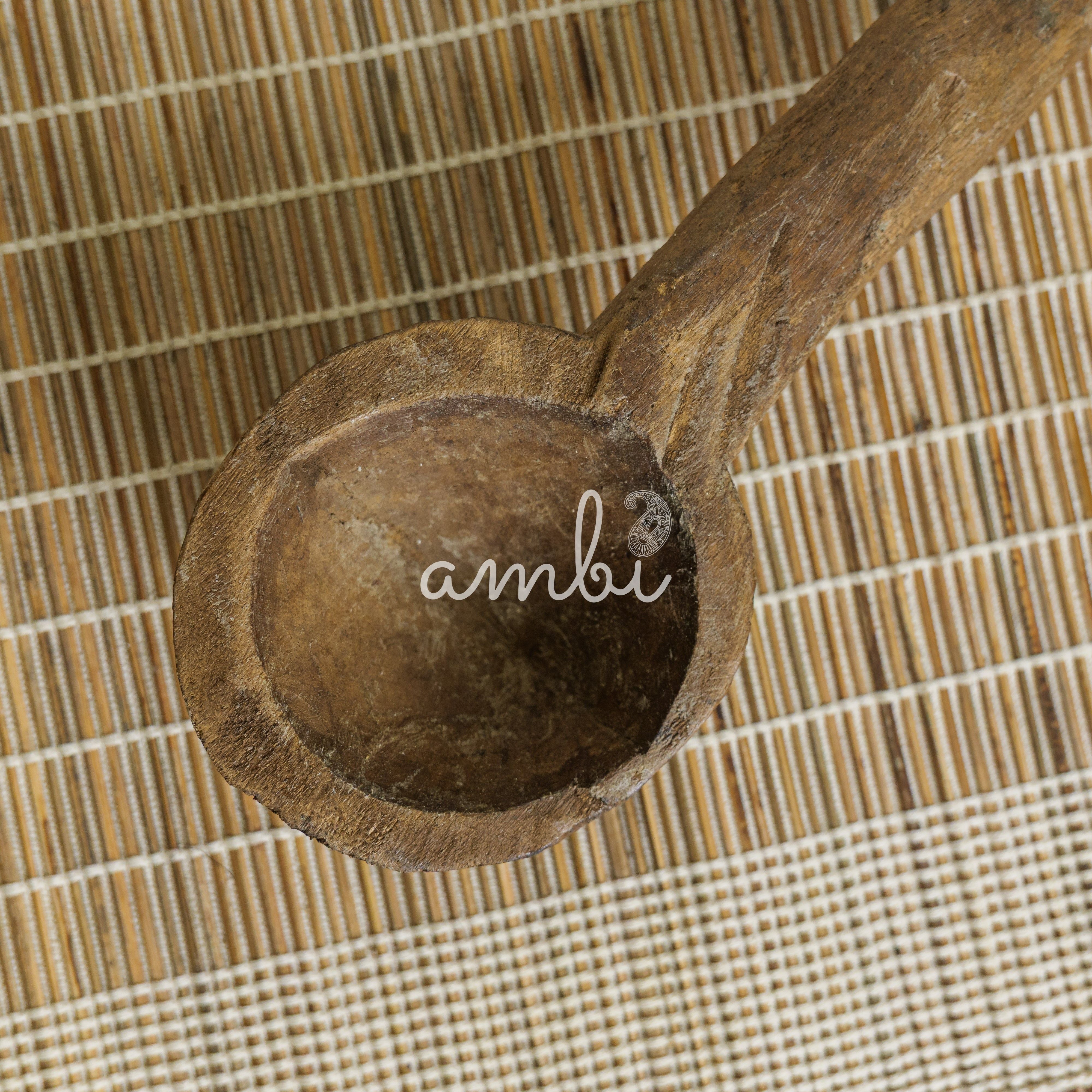 Vintage Wooden Ladle
