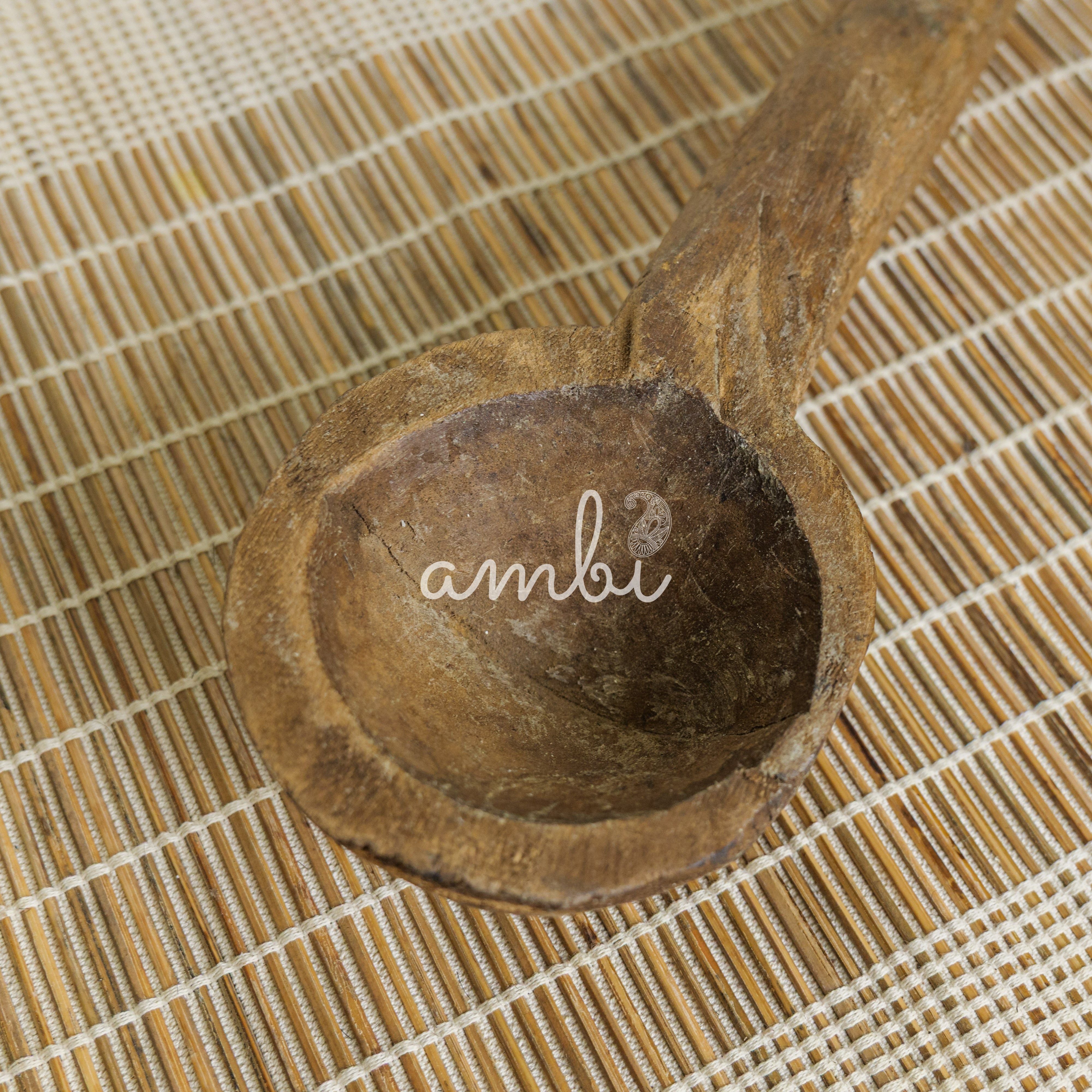 Vintage Wooden Ladle