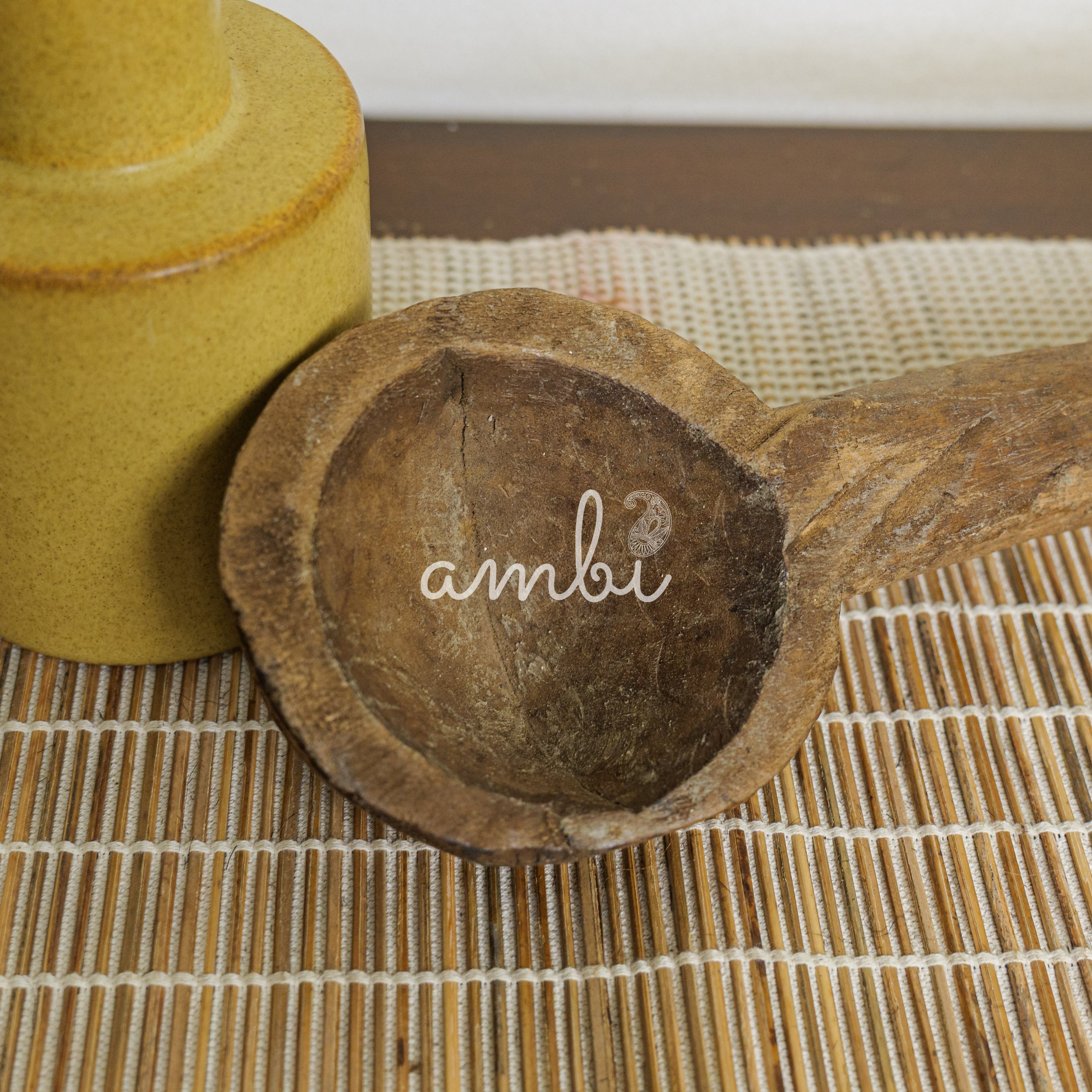 Vintage Wooden Ladle