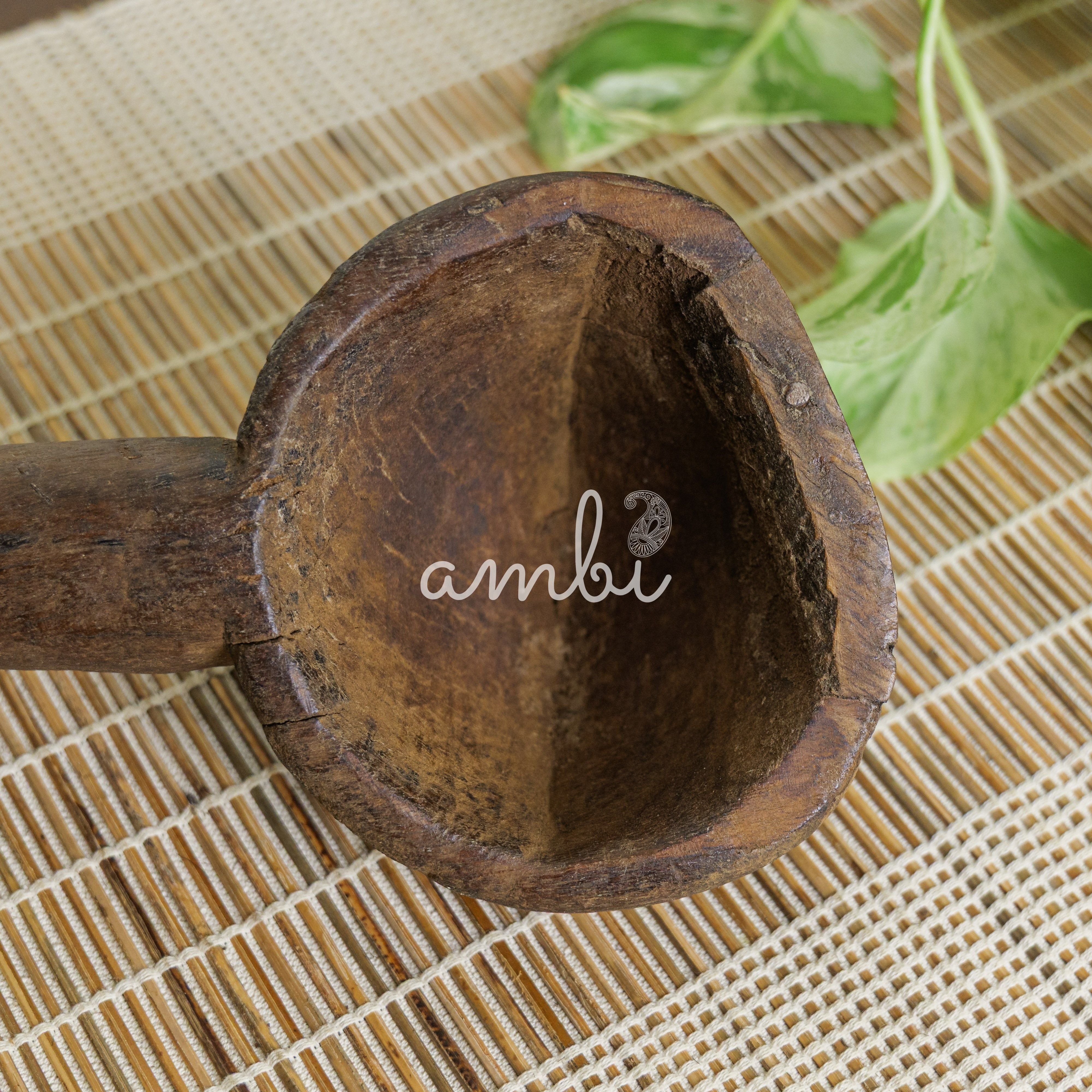 Vintage Wooden Ladle