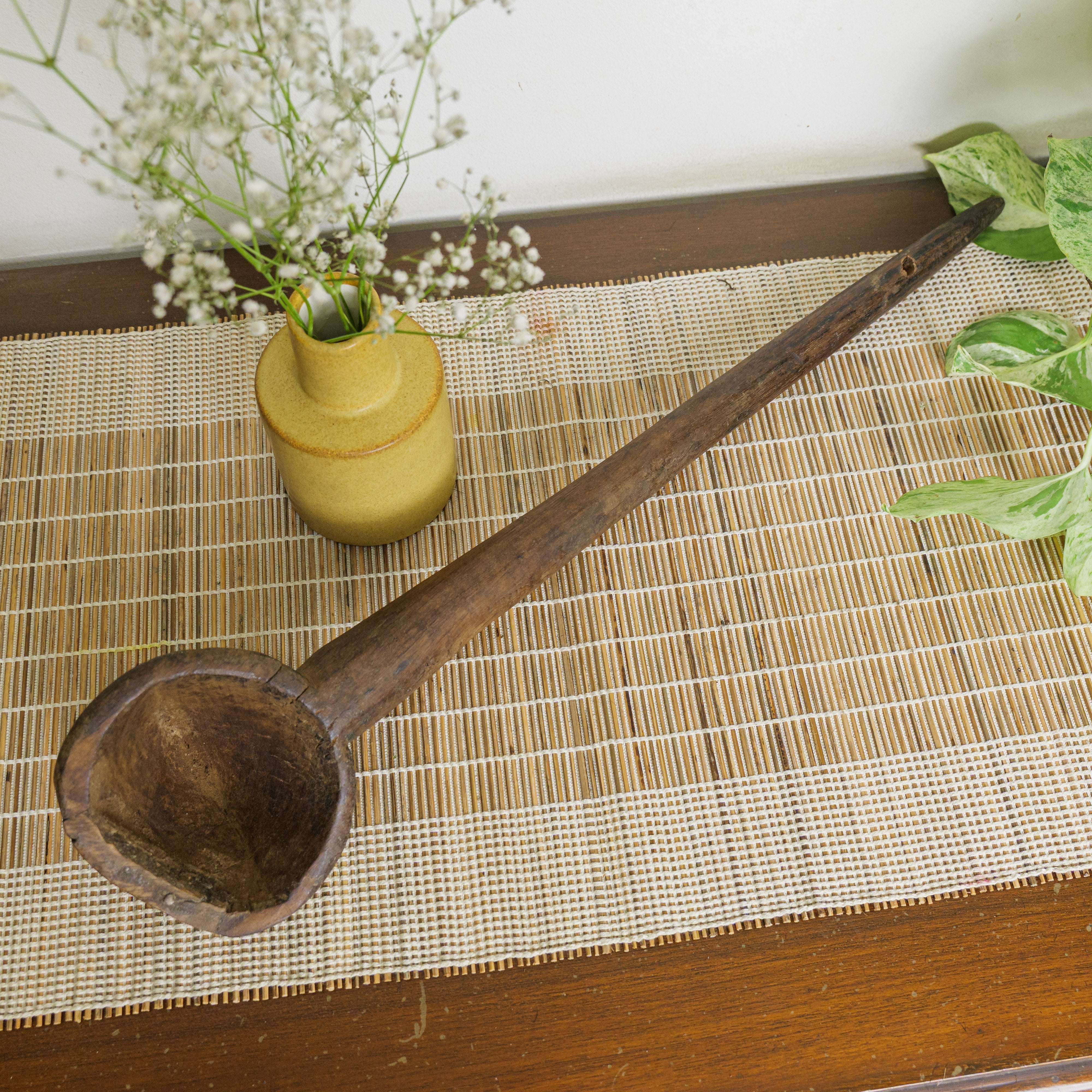 Vintage Wooden Ladle