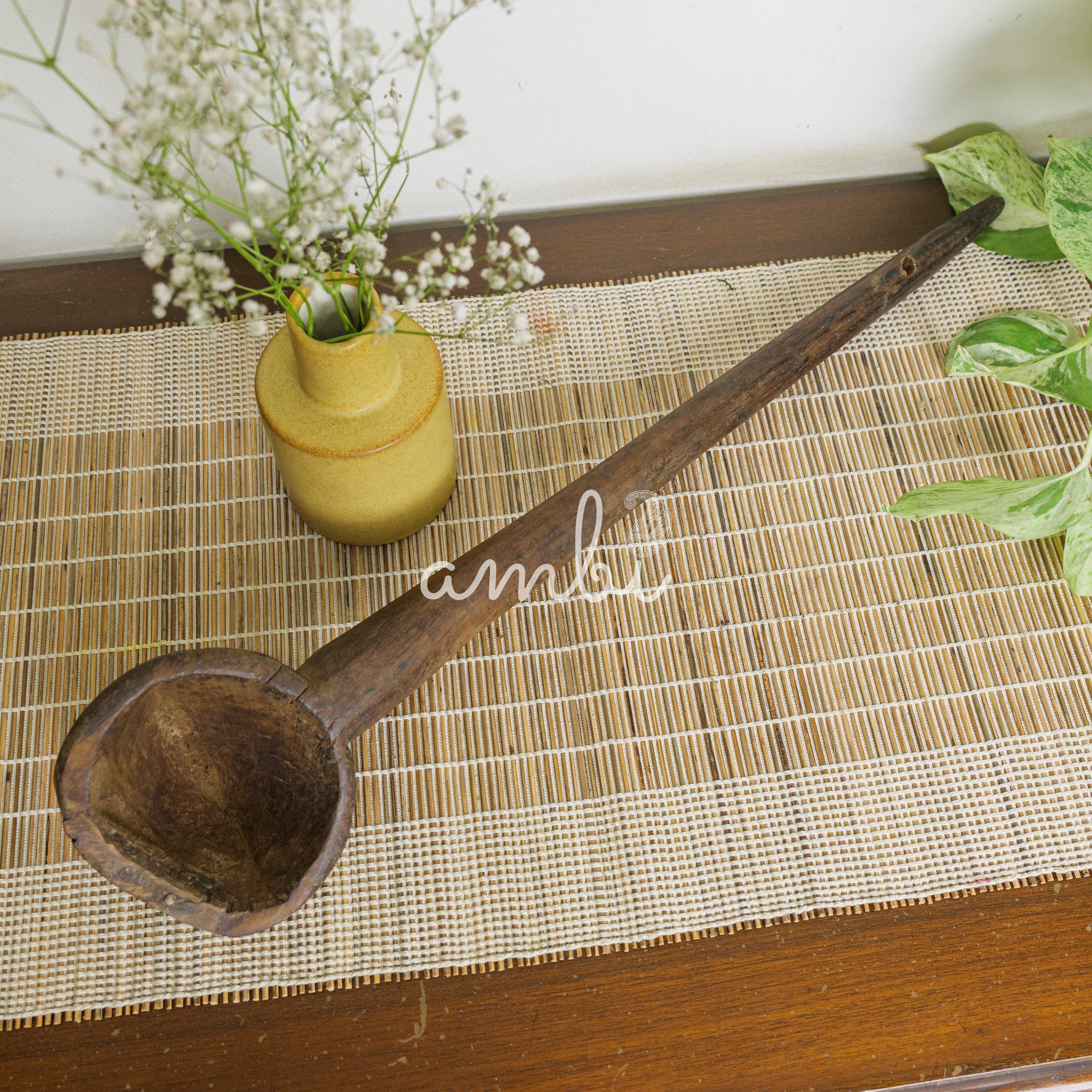 Vintage Wooden Ladle
