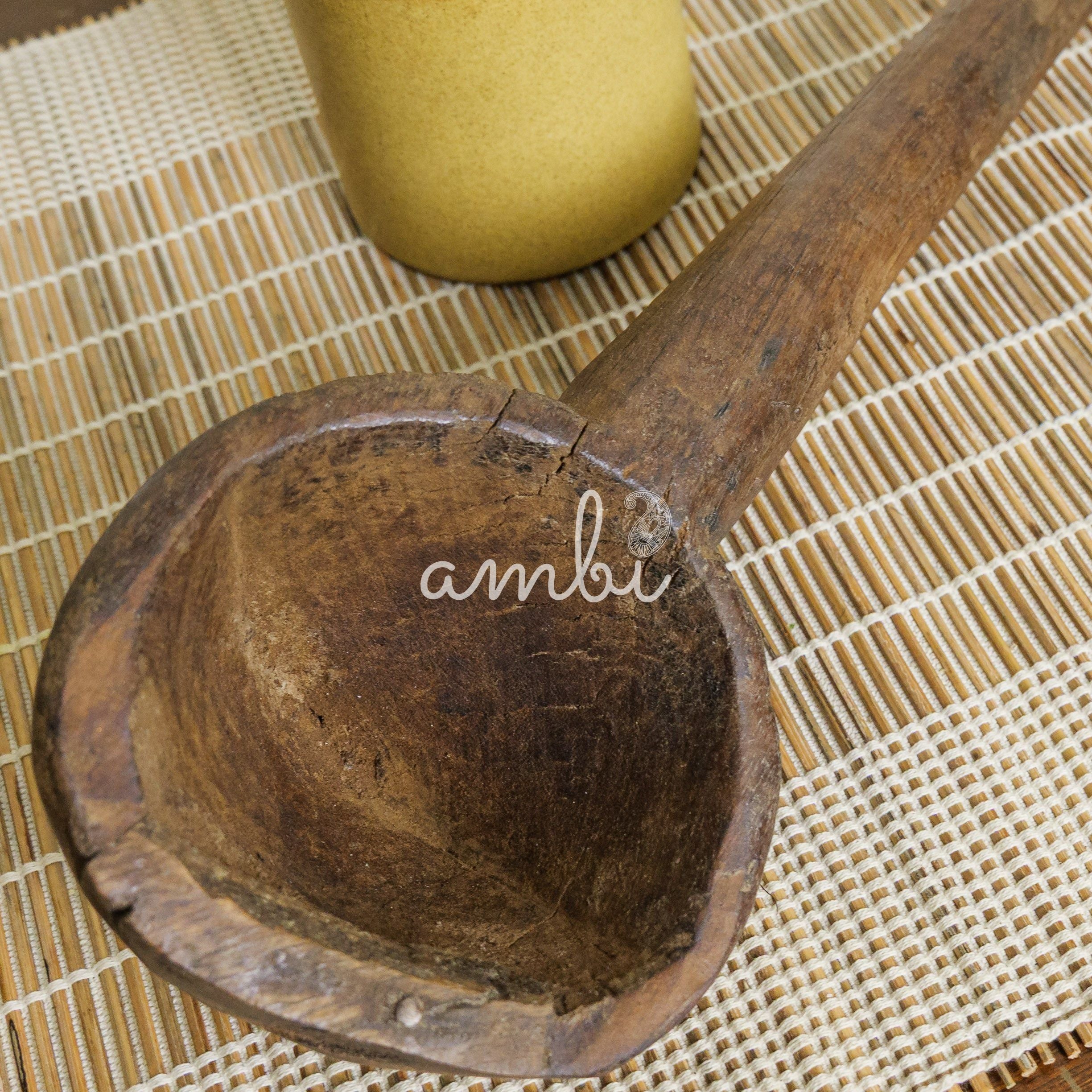 Vintage Wooden Ladle