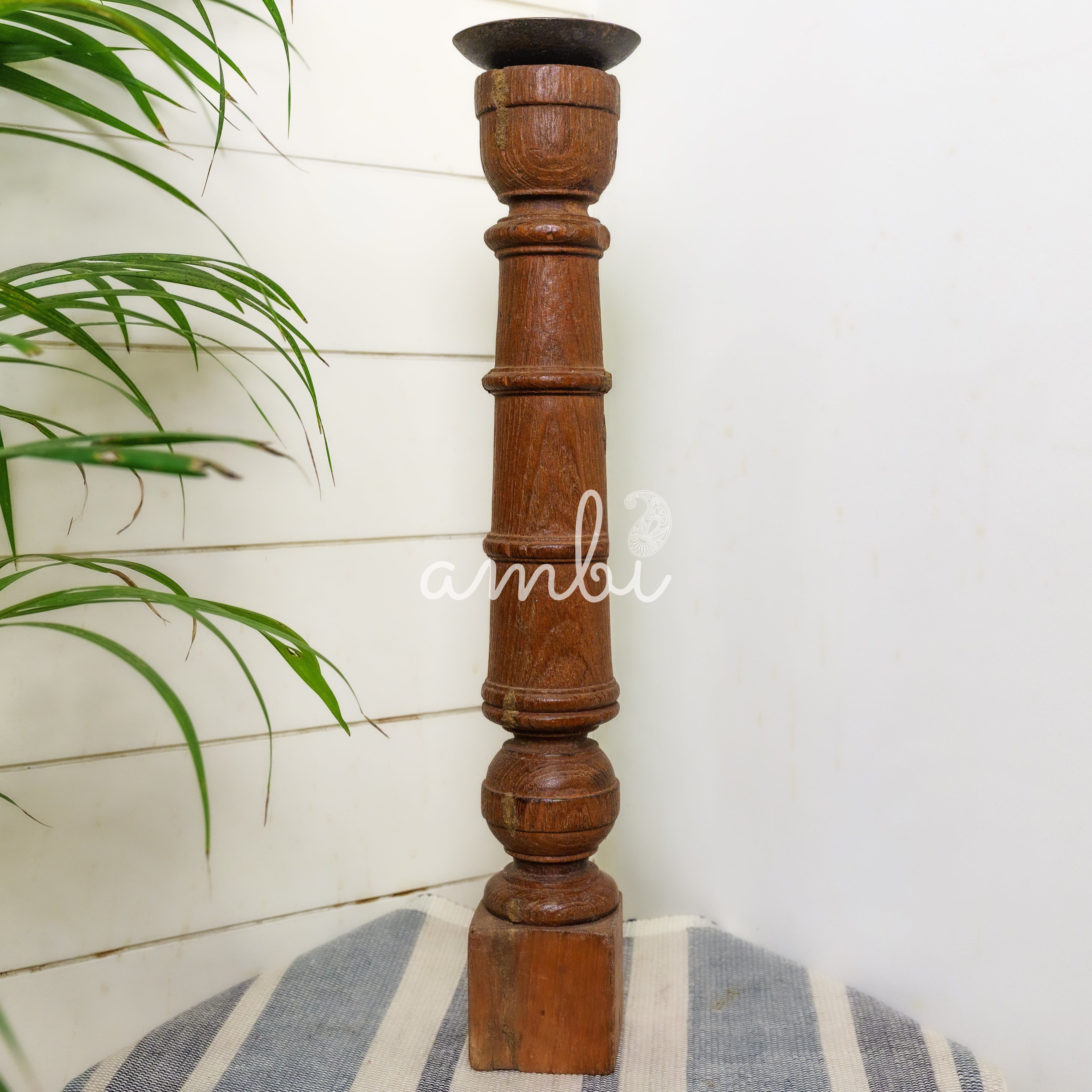 Vintage Candle Stand - Tall - Floor Piece