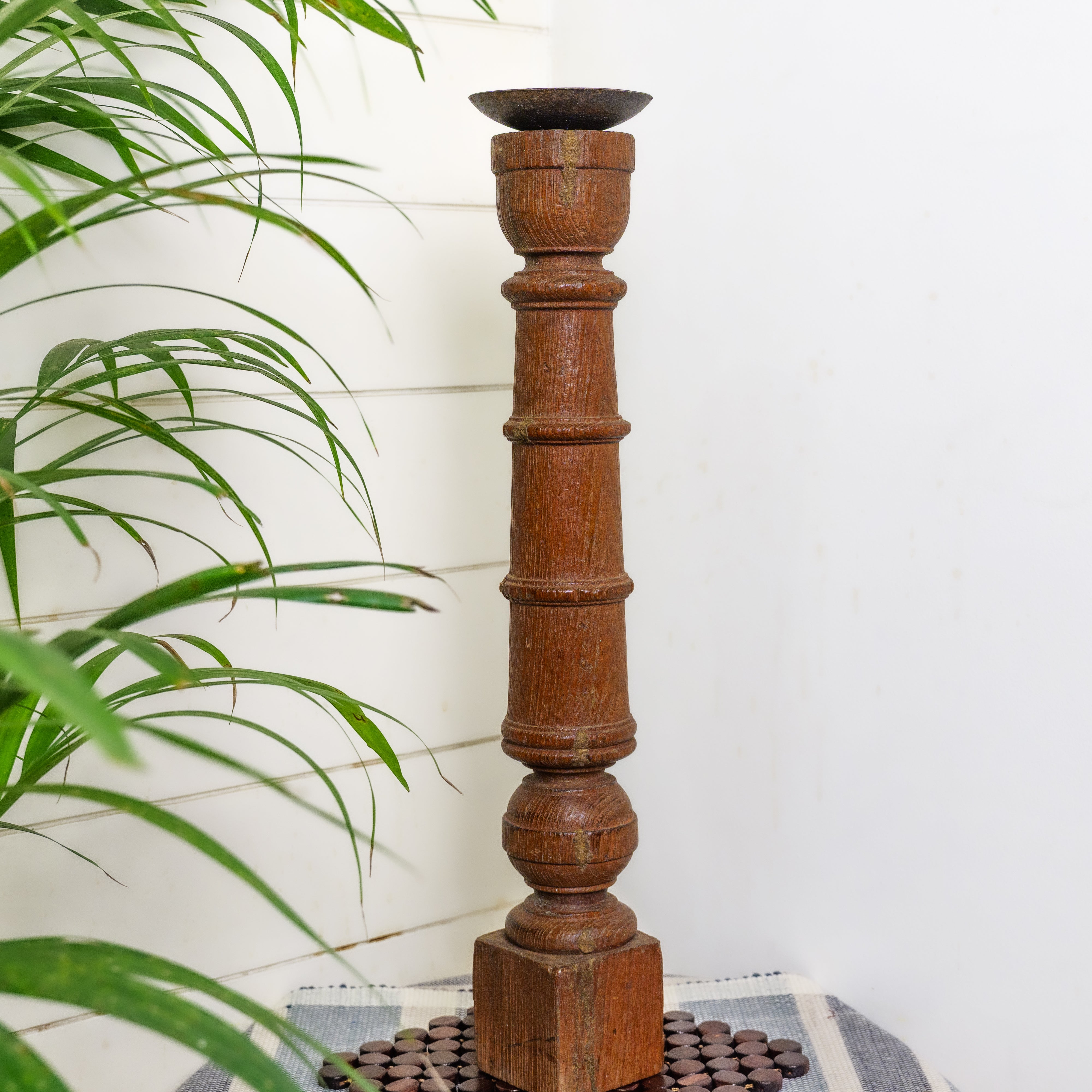Vintage Candle Stand - Tall - Floor Piece
