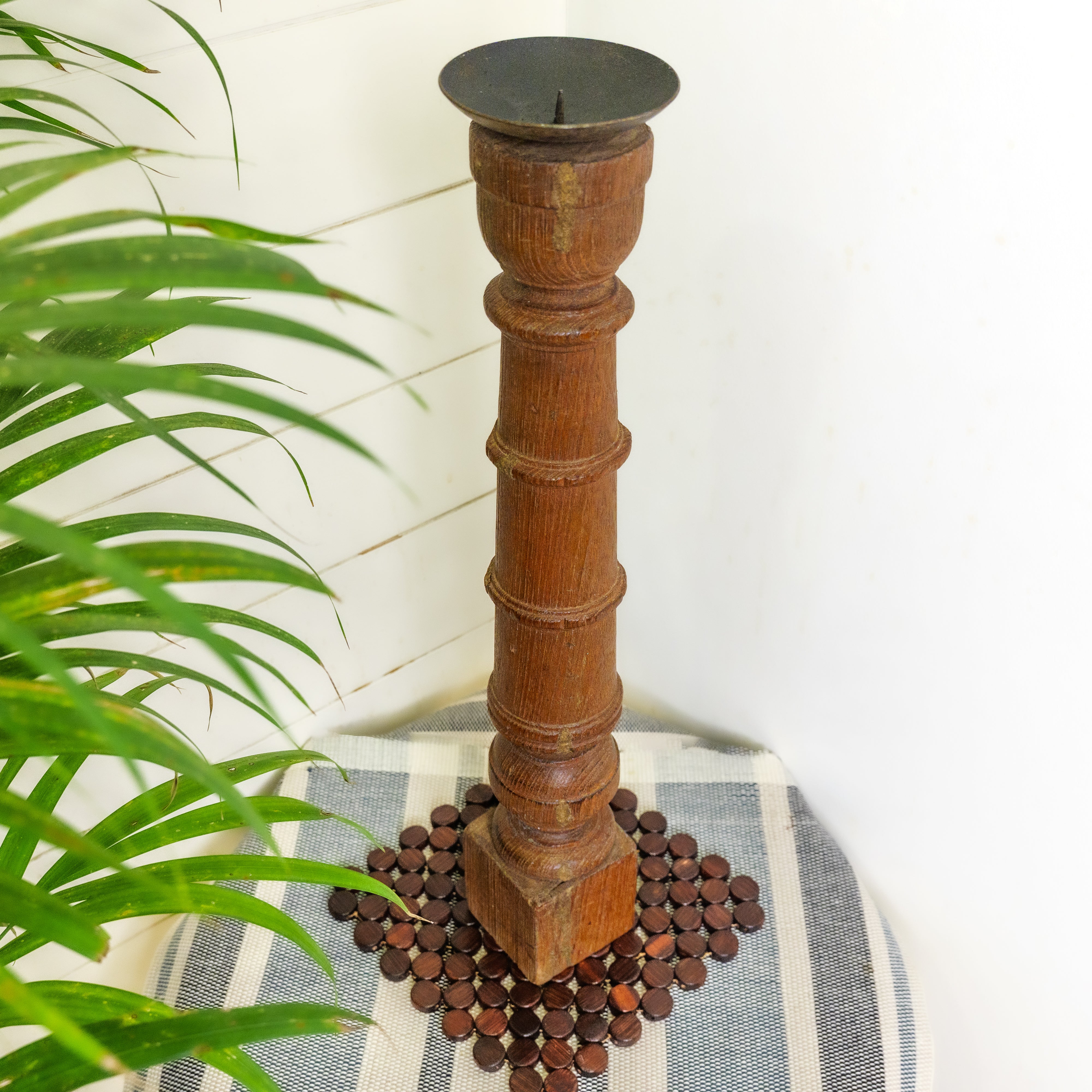 Vintage Candle Stand - Tall - Floor Piece