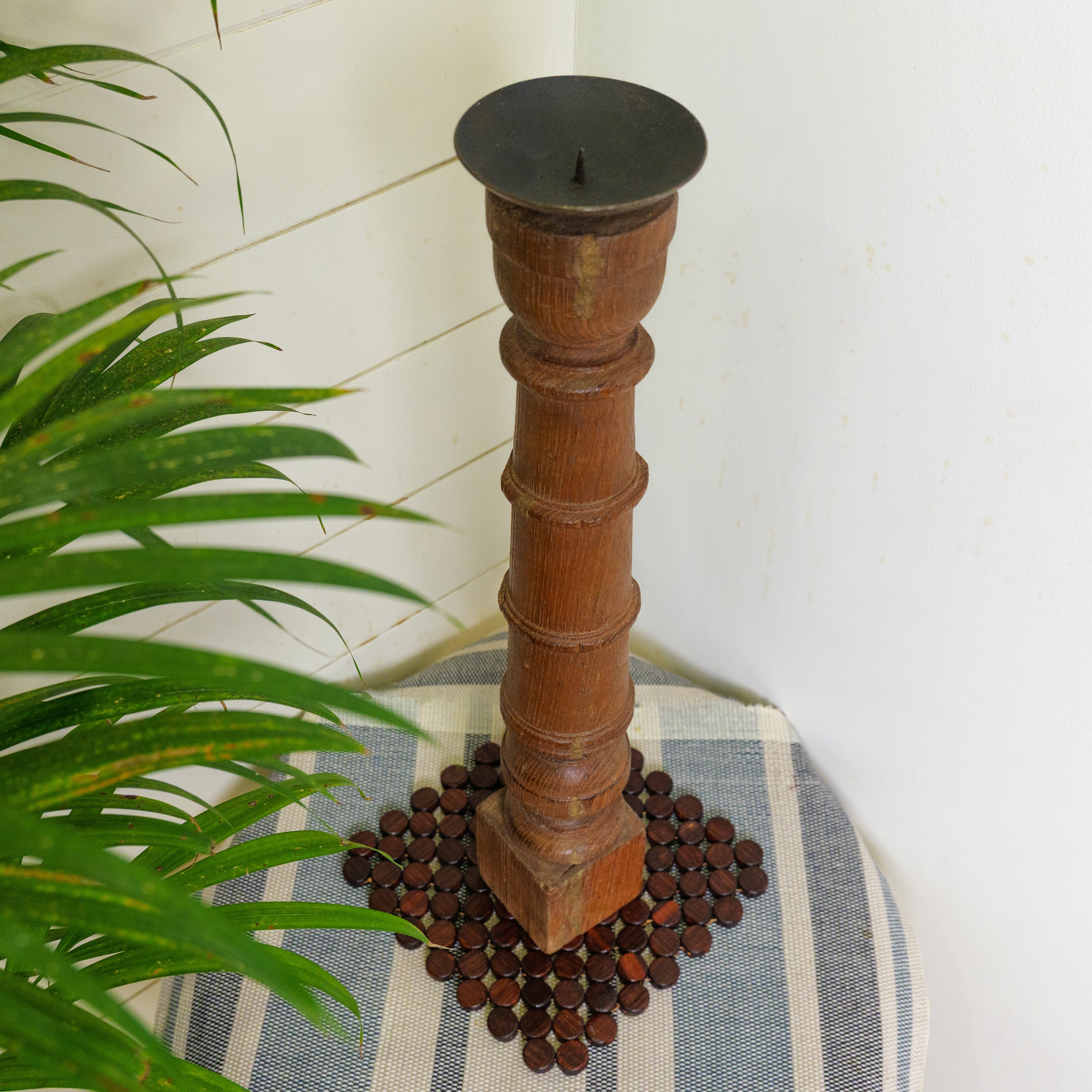 Vintage Candle Stand - Tall - Floor Piece