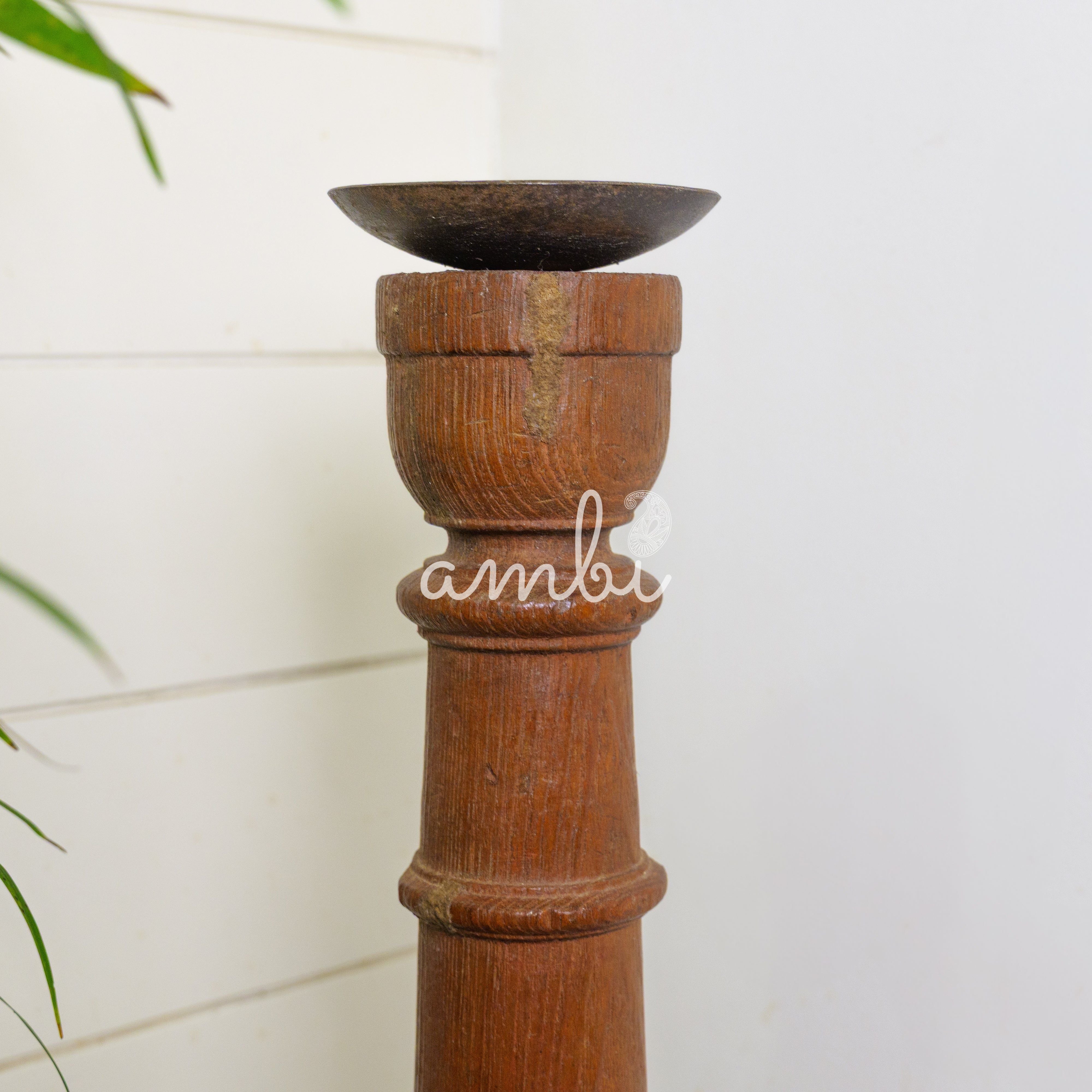 Vintage Candle Stand - Tall - Floor Piece