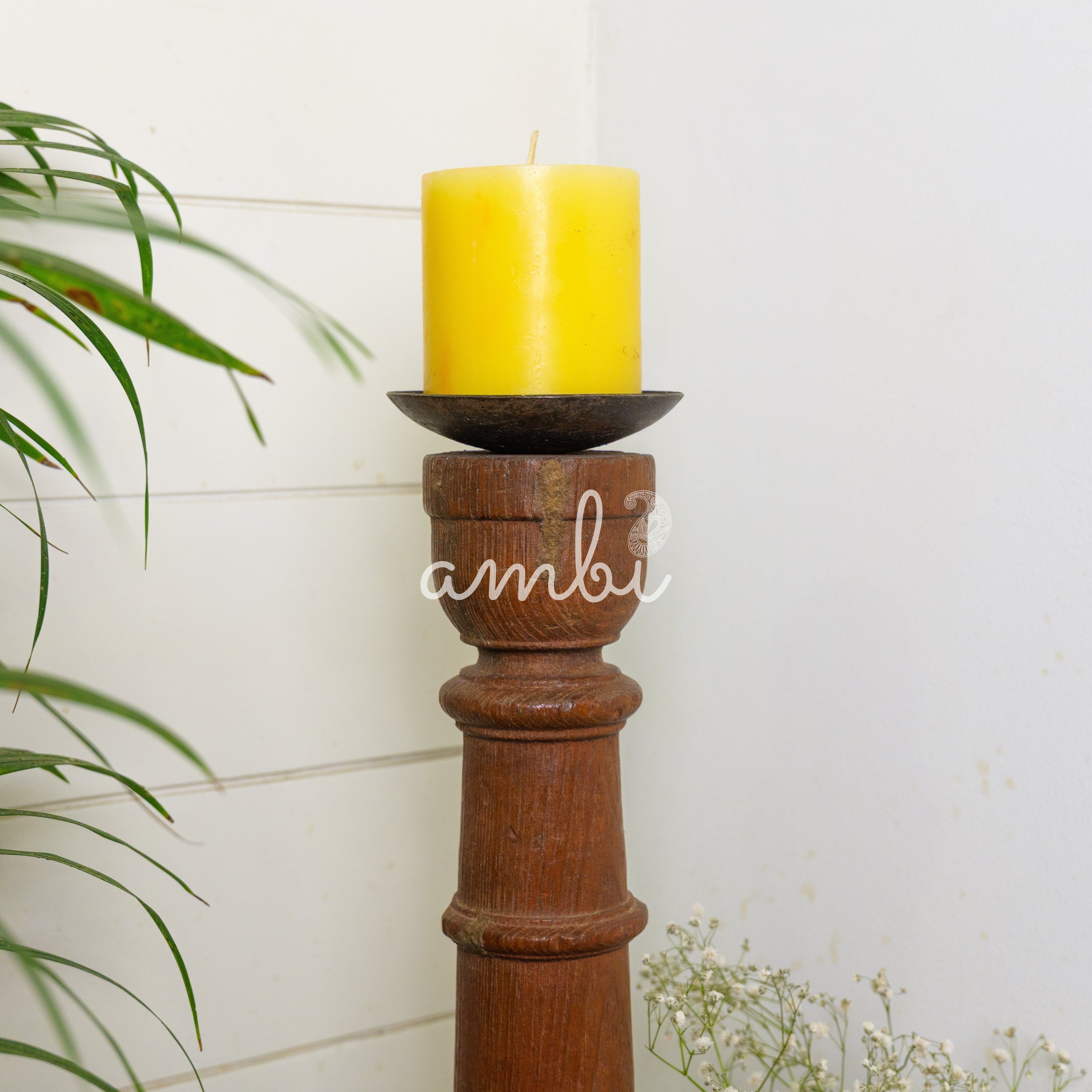 Vintage Candle Stand - Tall - Floor Piece