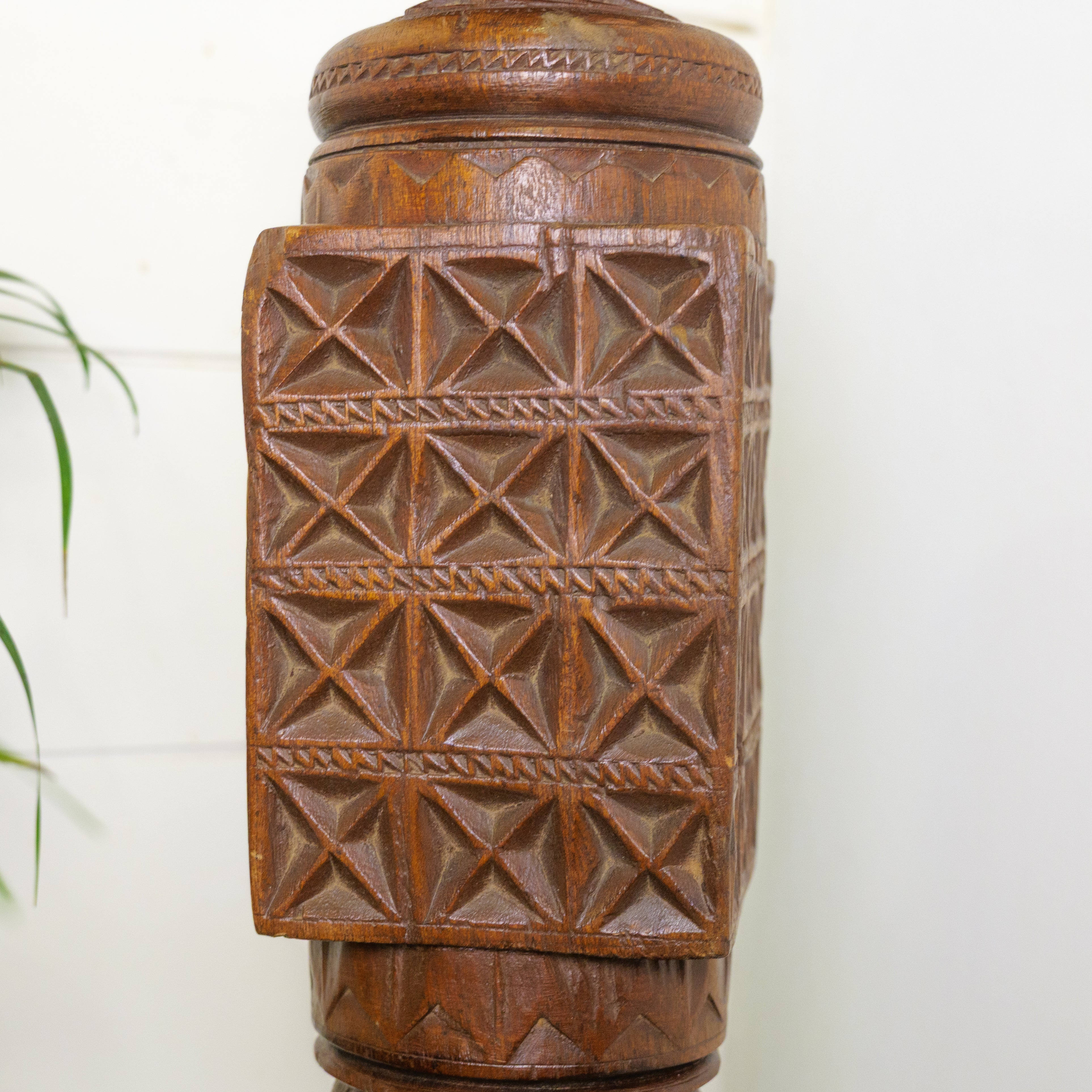 Vintage Candle Stand - Tall - Floor Piece - Charpai Leg - Heavy Make