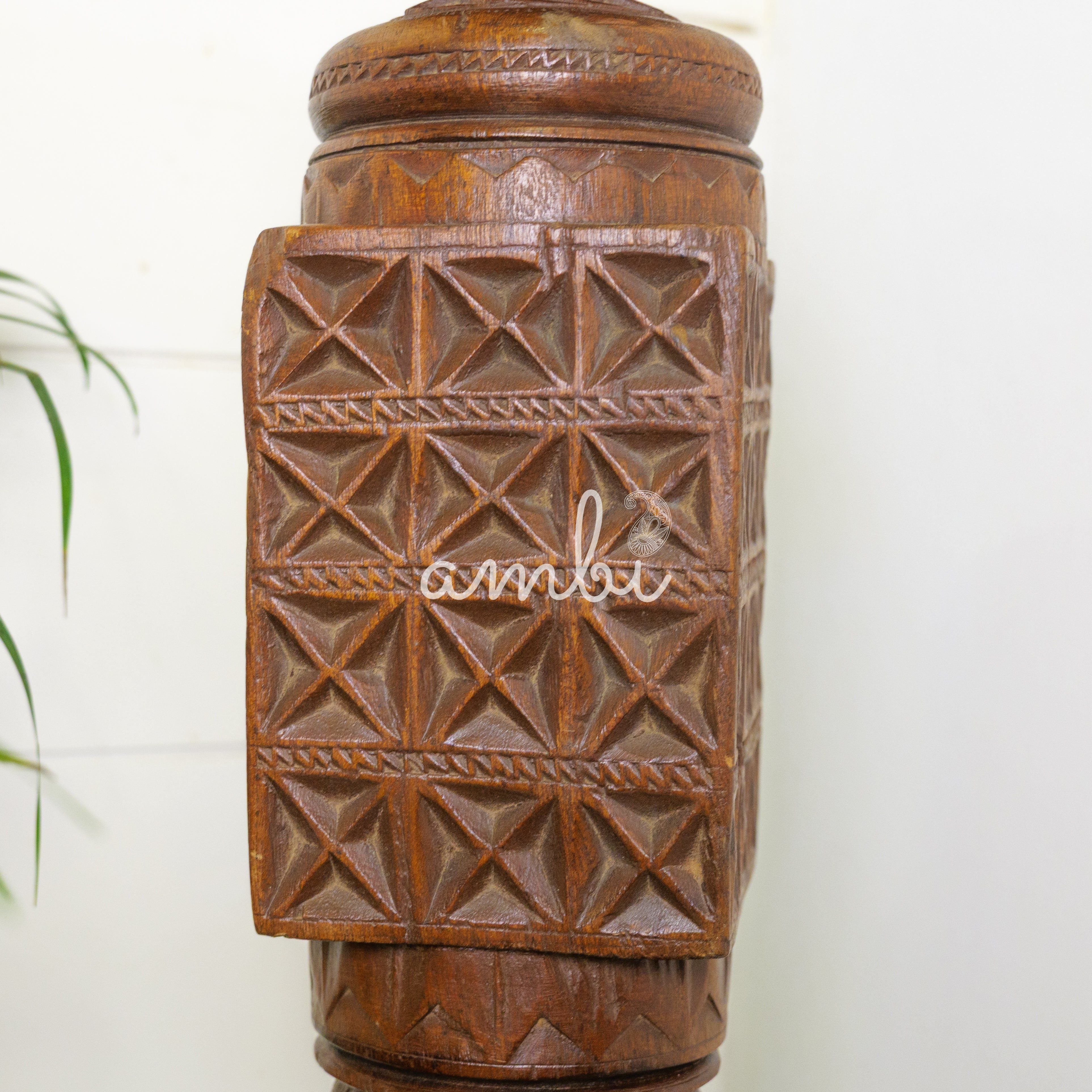 Vintage Candle Stand - Tall - Floor Piece - Charpai Leg - Heavy Make