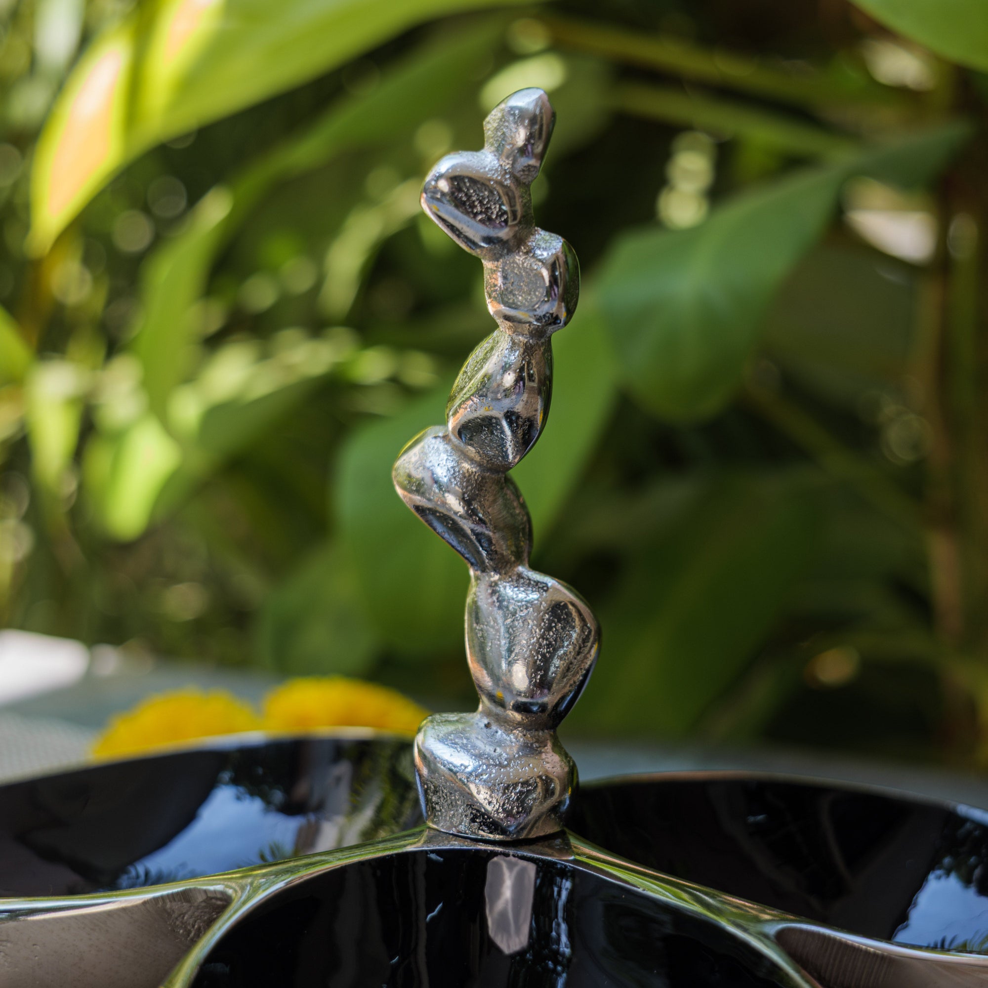 Pure Brass Silver Edge Nuts Bowls - 3 Bowls in a Single Piece