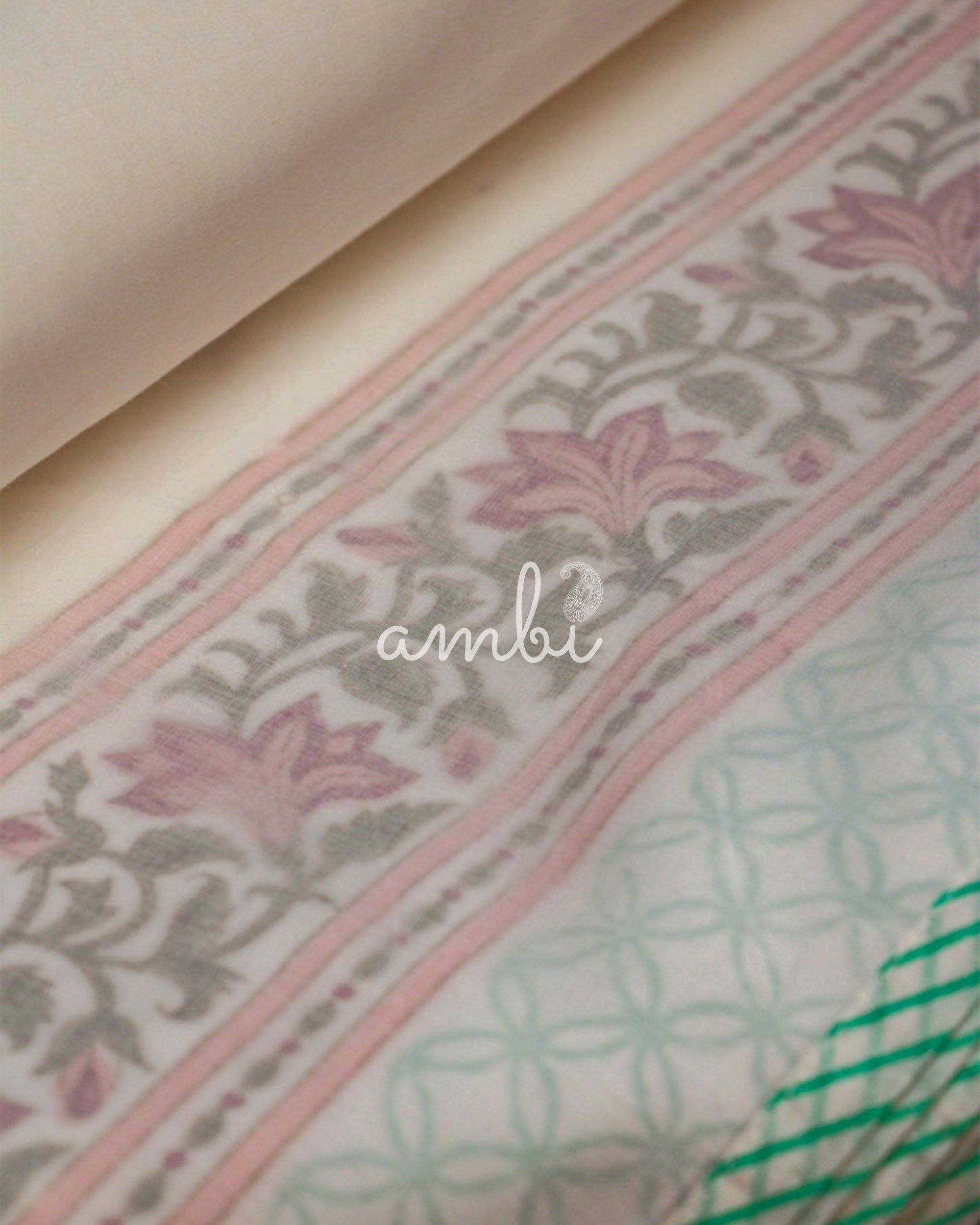 2026 Collection - Multi Buta Triple Layer Jaipuri Dohar (Double Bed) - 90X108 Inches