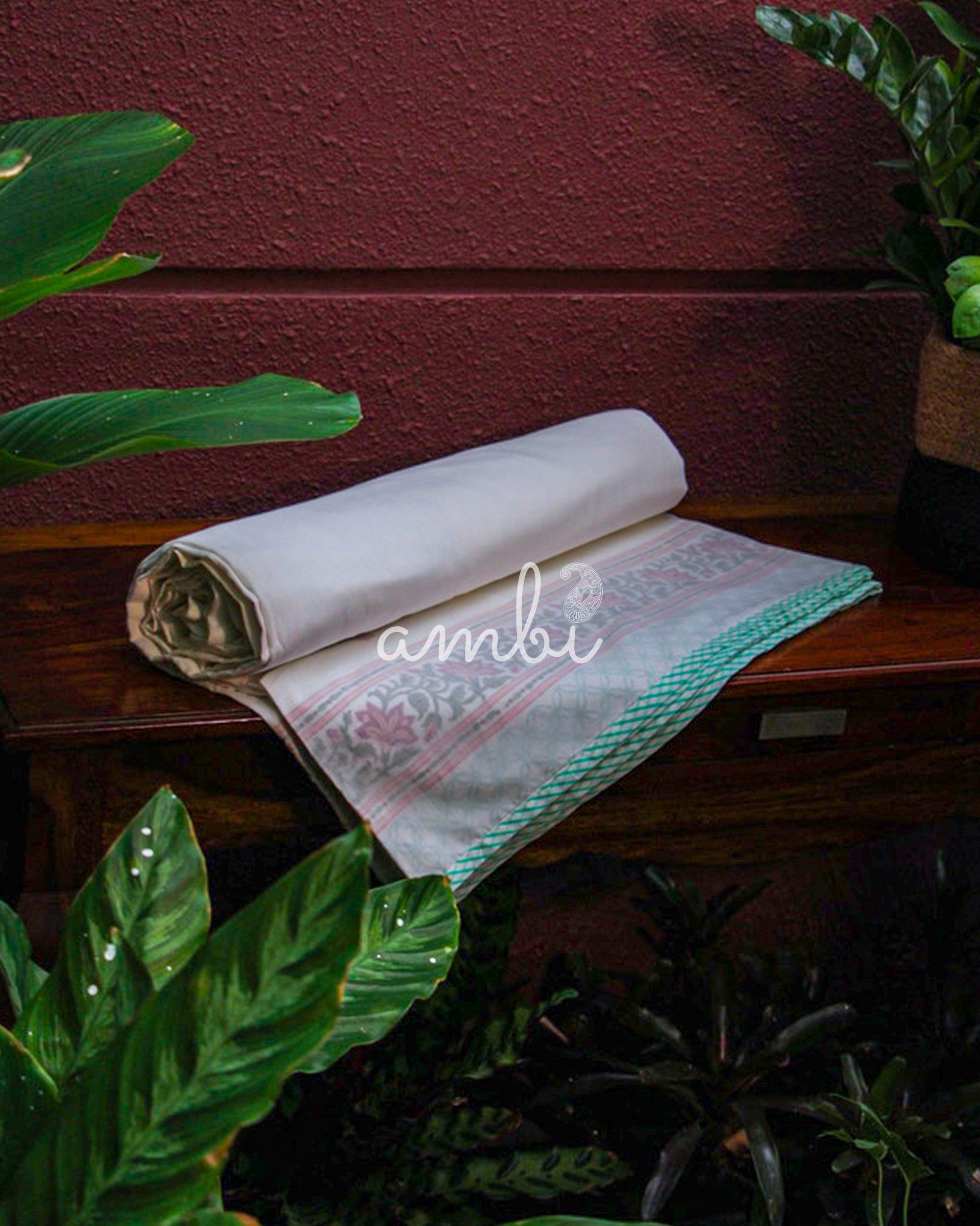 2026 Collection - Multi Buta Triple Layer Jaipuri Dohar (Double Bed) - 90X108 Inches