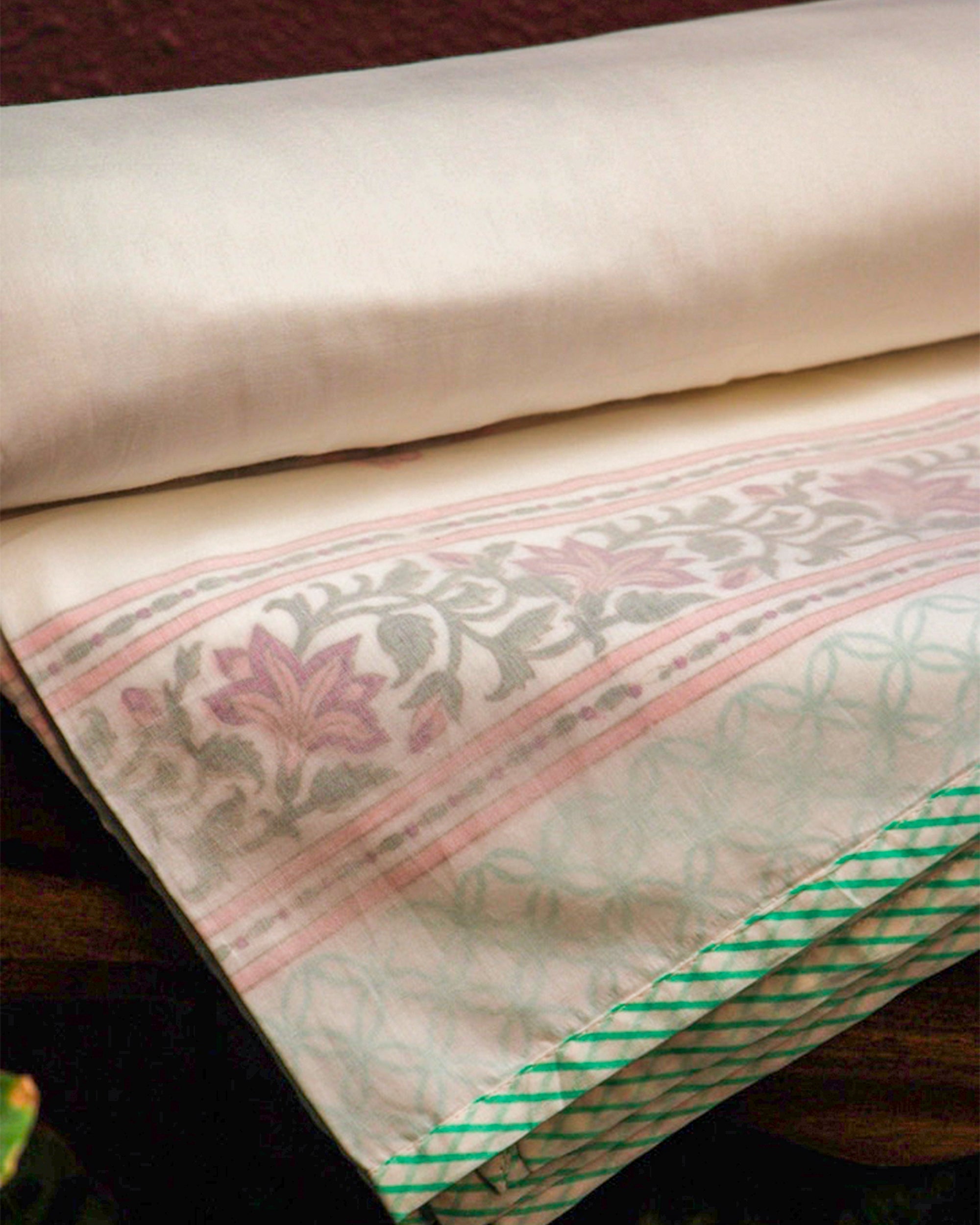 2026 Collection - Multi Buta Triple Layer Jaipuri Dohar (Double Bed) - 90X108 Inches