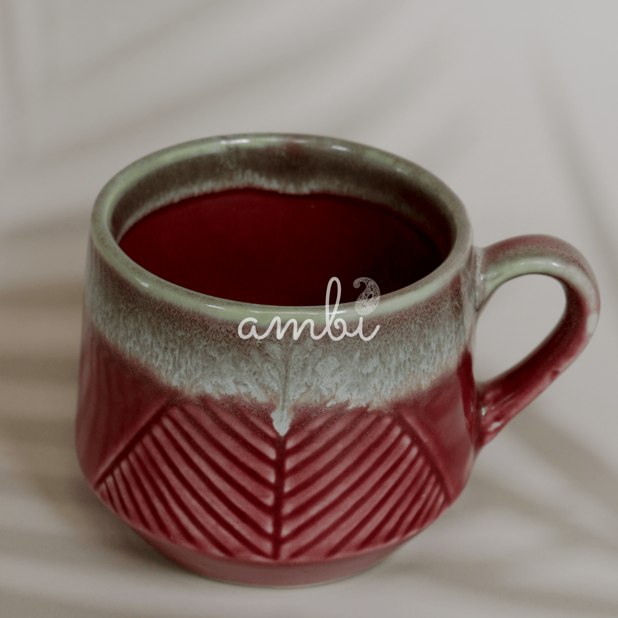 Ambi Handmade Pottery Coffee Mug Large 350 ml