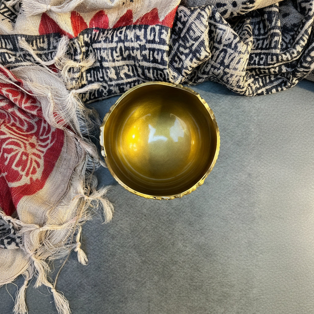 Ambi Pure Brass Heritage Nut Bowl - Luxury Edit