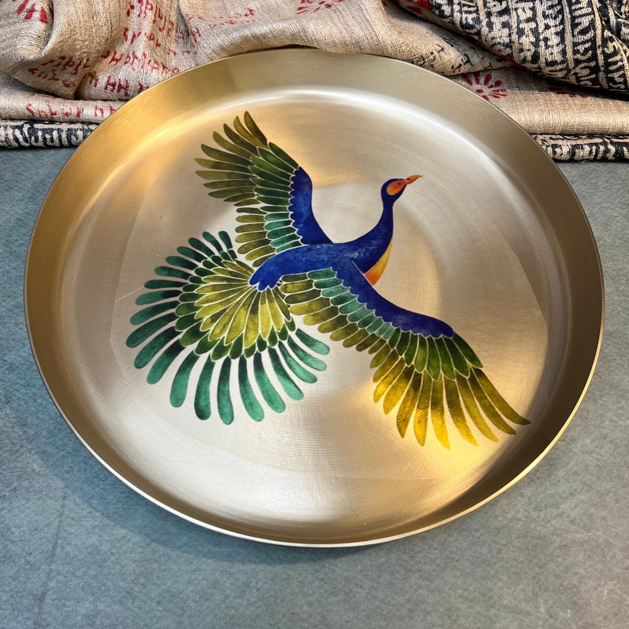 Ambi Pure Kansa Pattachitra Hand Painted Plate – 6 Inch | Lead Free