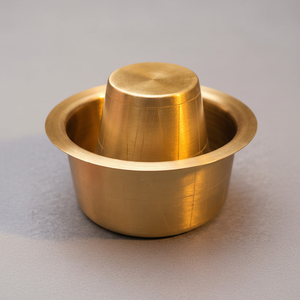 Ambi Pure Brass Contemporary Dabara Set | Ambi South Indian Morning Raga