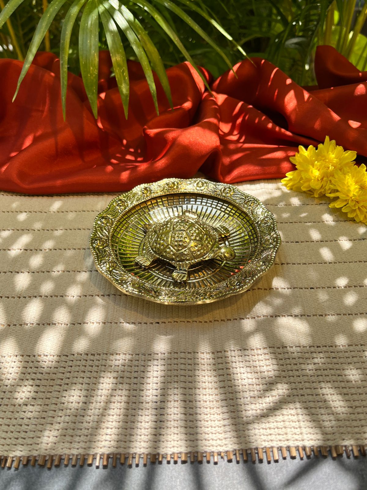 Ambi Pure Brass Tortoise/Turtle for Good Vibes , Vastu & Feng Shui