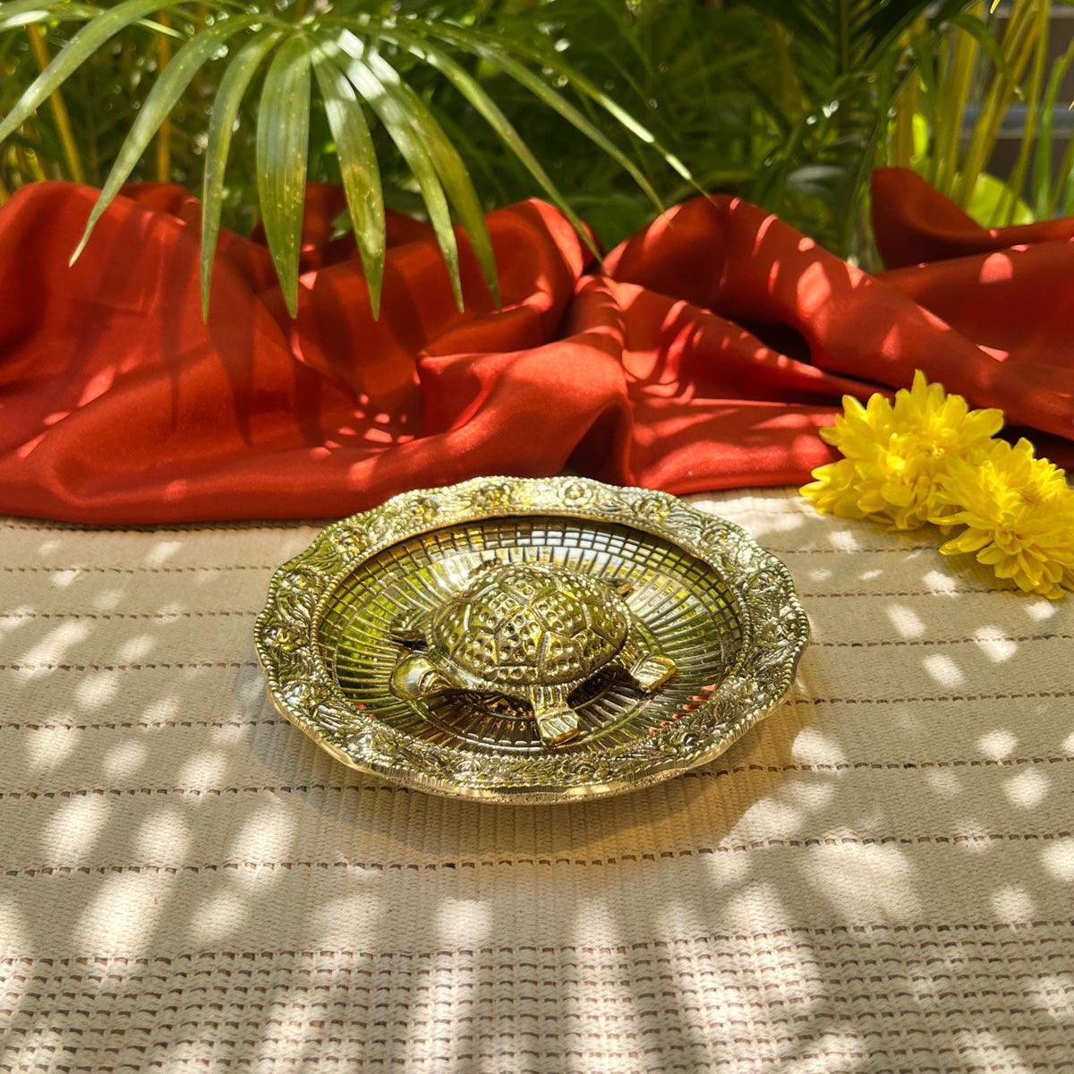 Ambi Pure Brass Tortoise/Turtle for Good Vibes , Vastu & Feng Shui