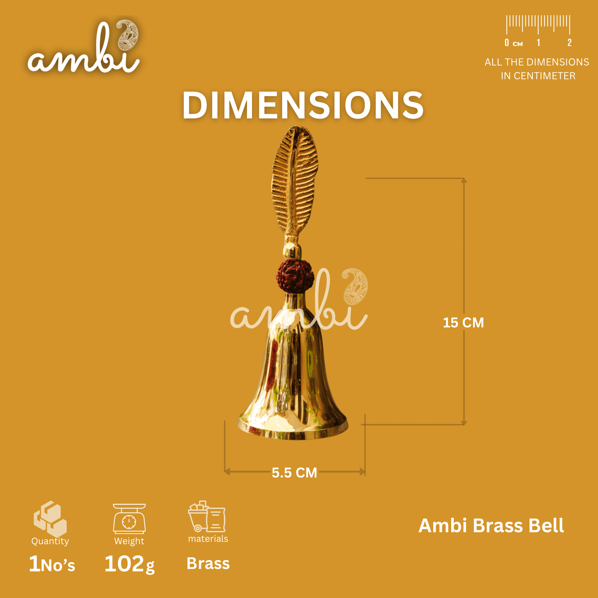 Ambi Pure Brass Bell