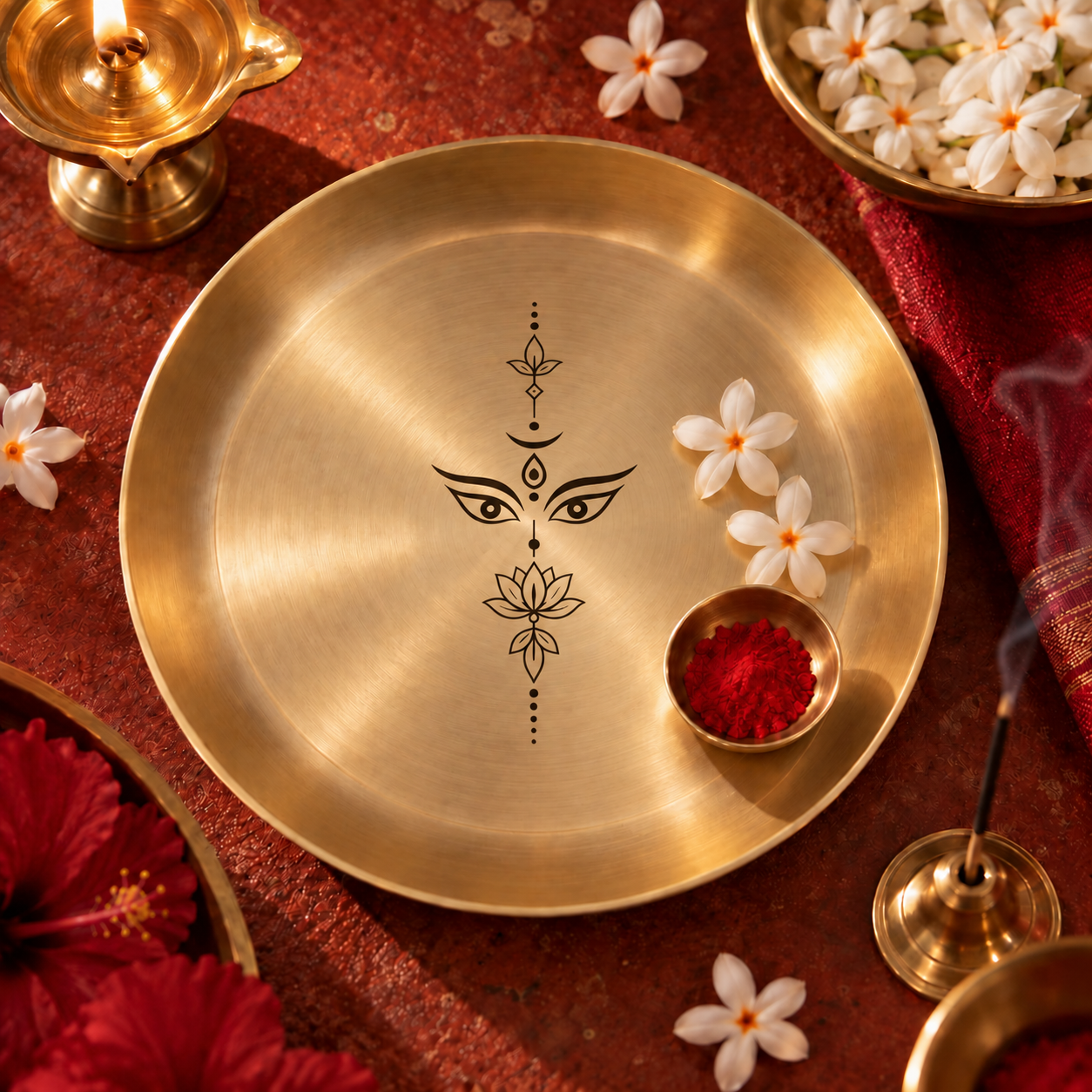 Durga Aarti thali set_3