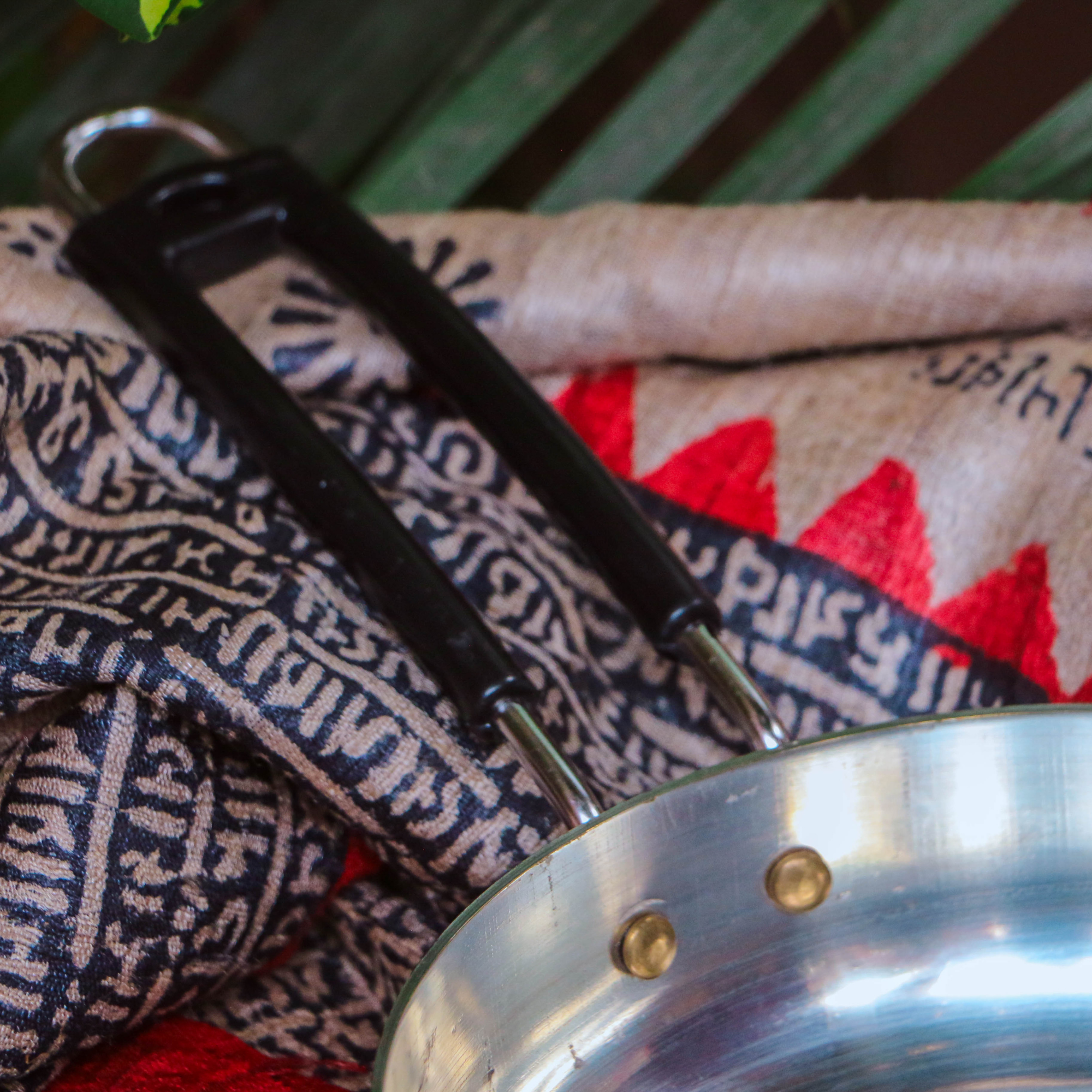 Pure Brass Sauce Pan with 'Kalai' Tin Coating - 7.0 inches Diameter