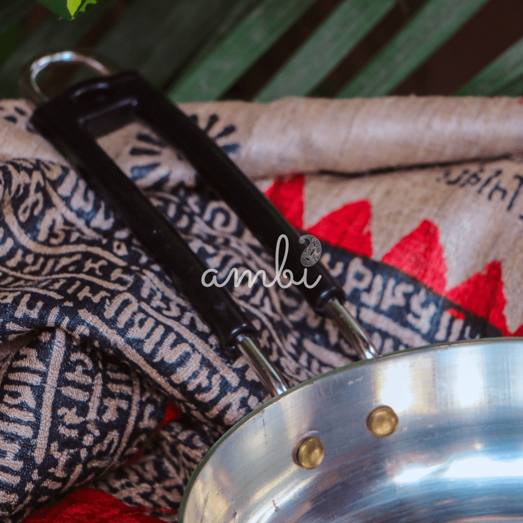 Pure Brass Sauce Pan with 'Kalai' Tin Coating - 7.0 inches Diameter