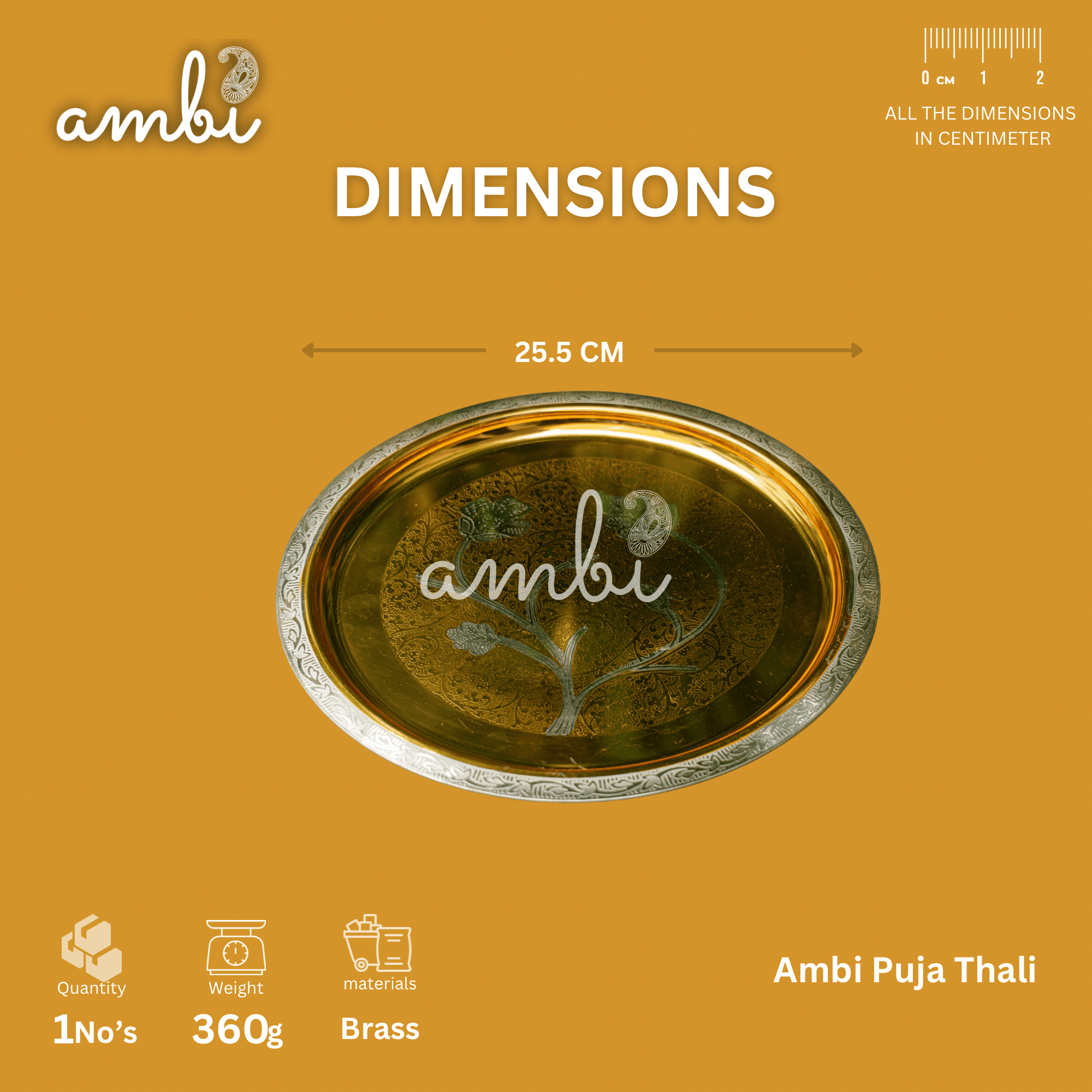 Ambi Pure Puja Thali Set