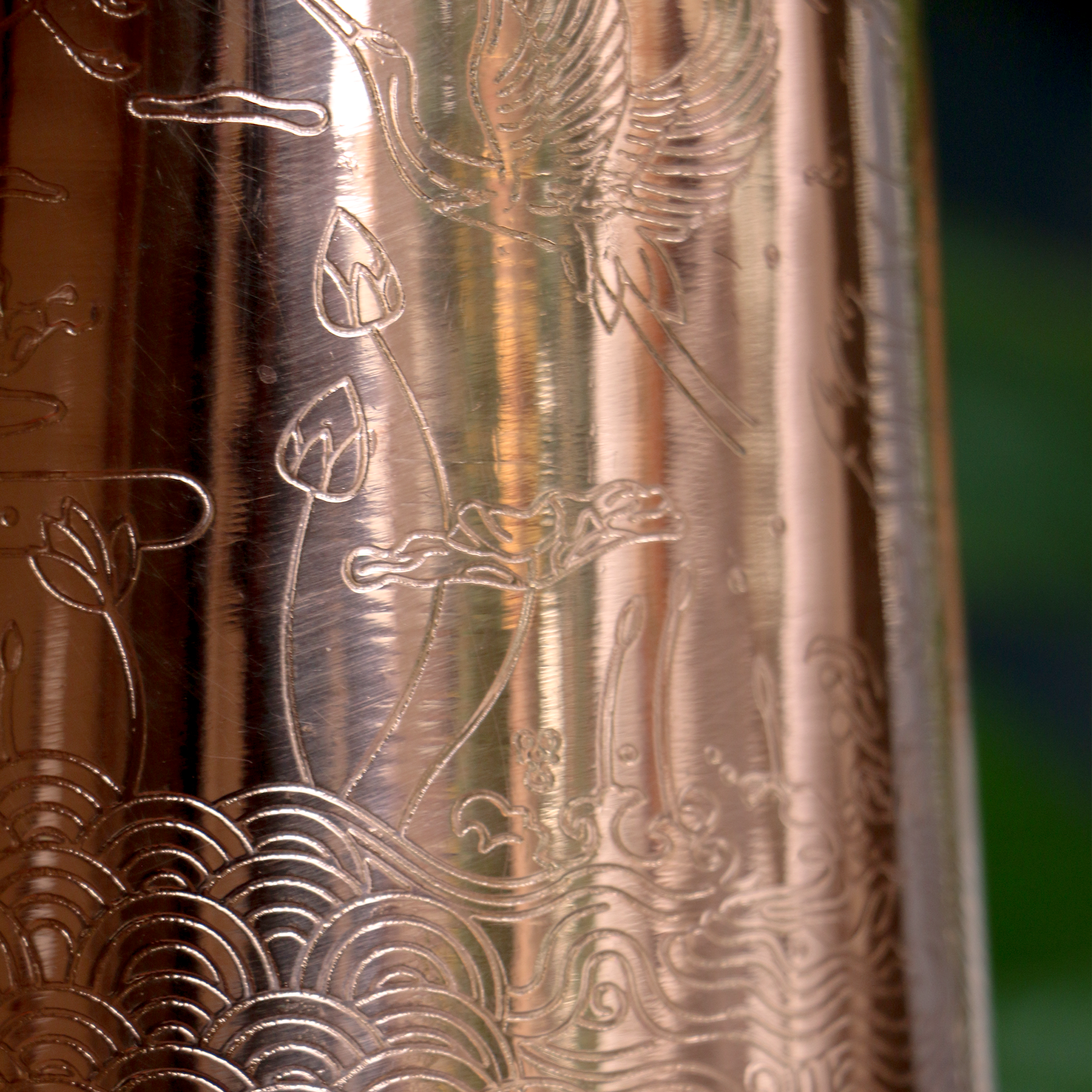 Ambi Pure Copper Engraved Jug 950 ml