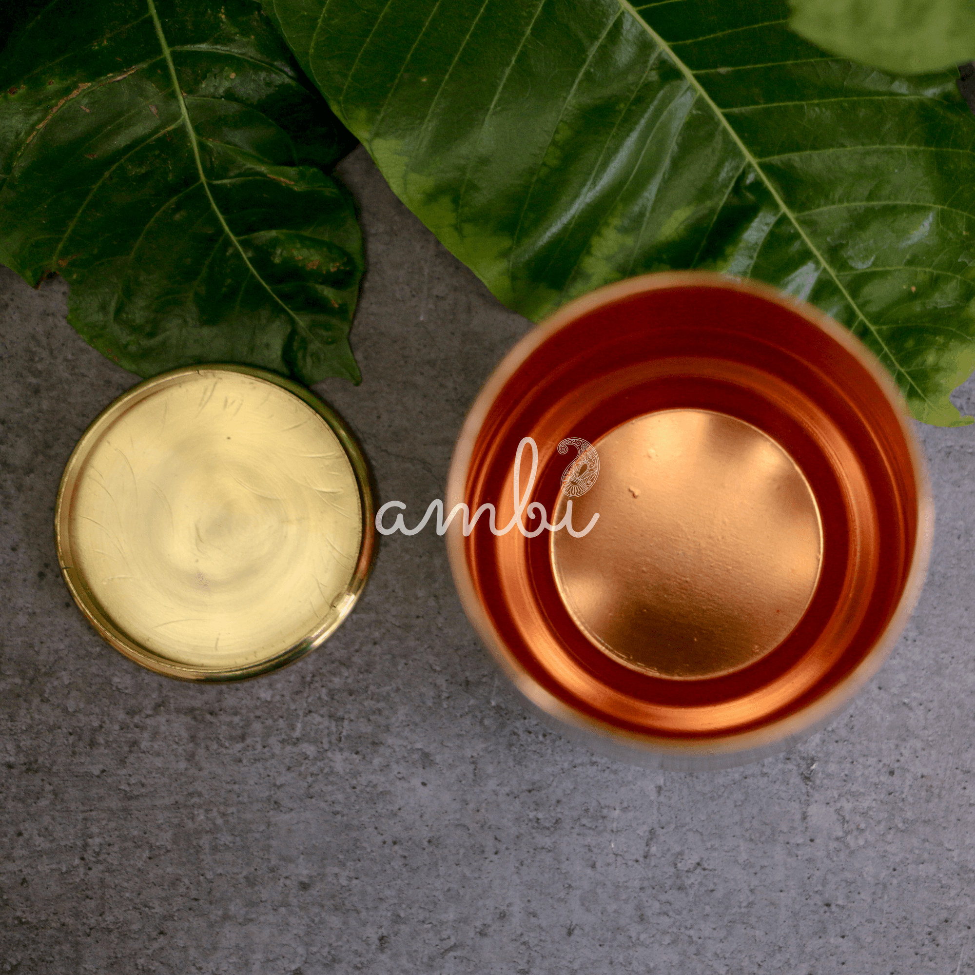 Ambi Pure Copper Engraved Jug 950 ml