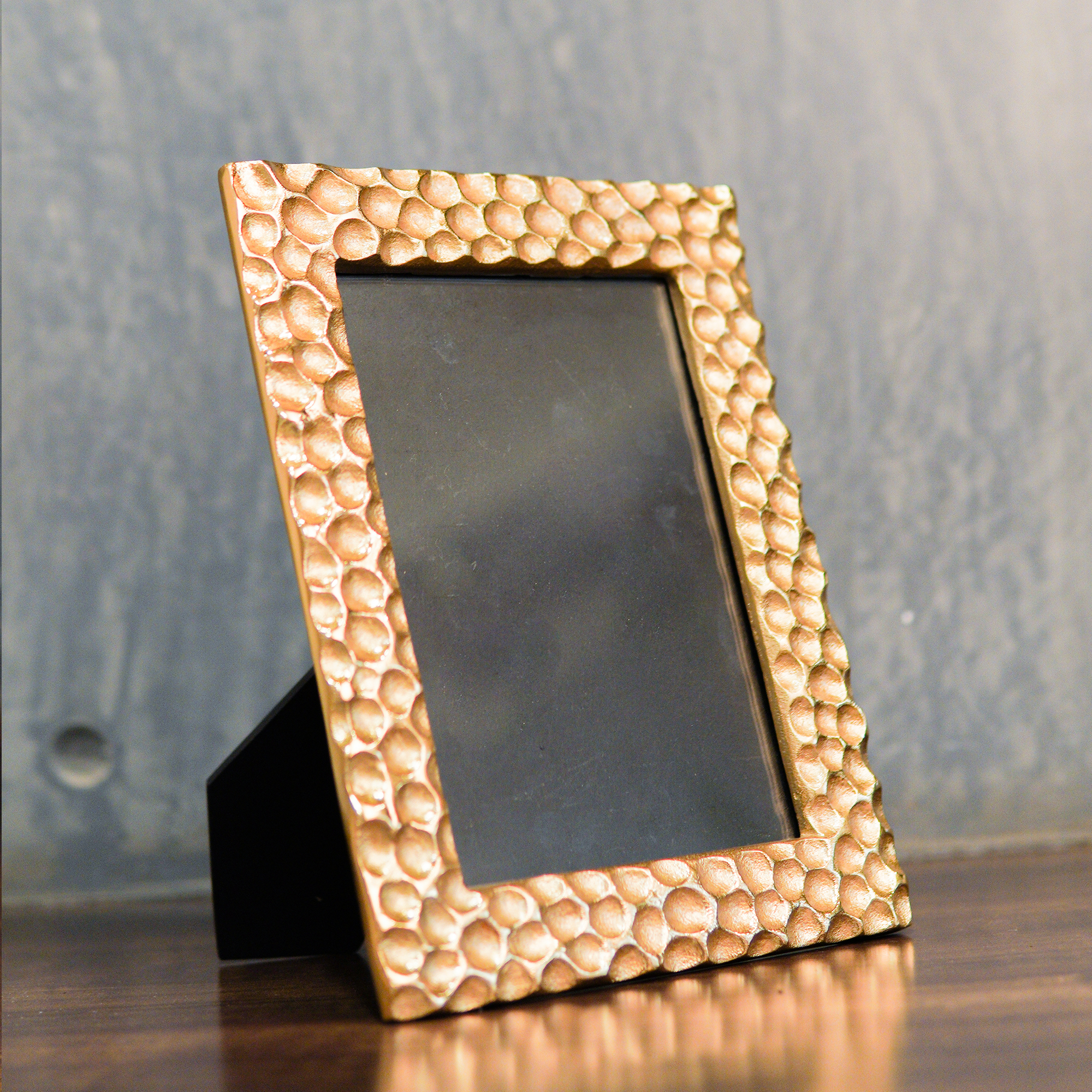 Artistic Golden Dot Photo Frame - 5"X7"