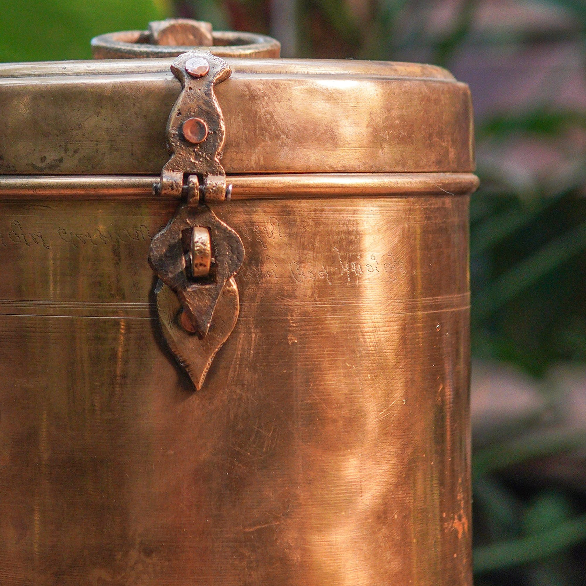 Handcrafted Vintage Brass Radiance Box