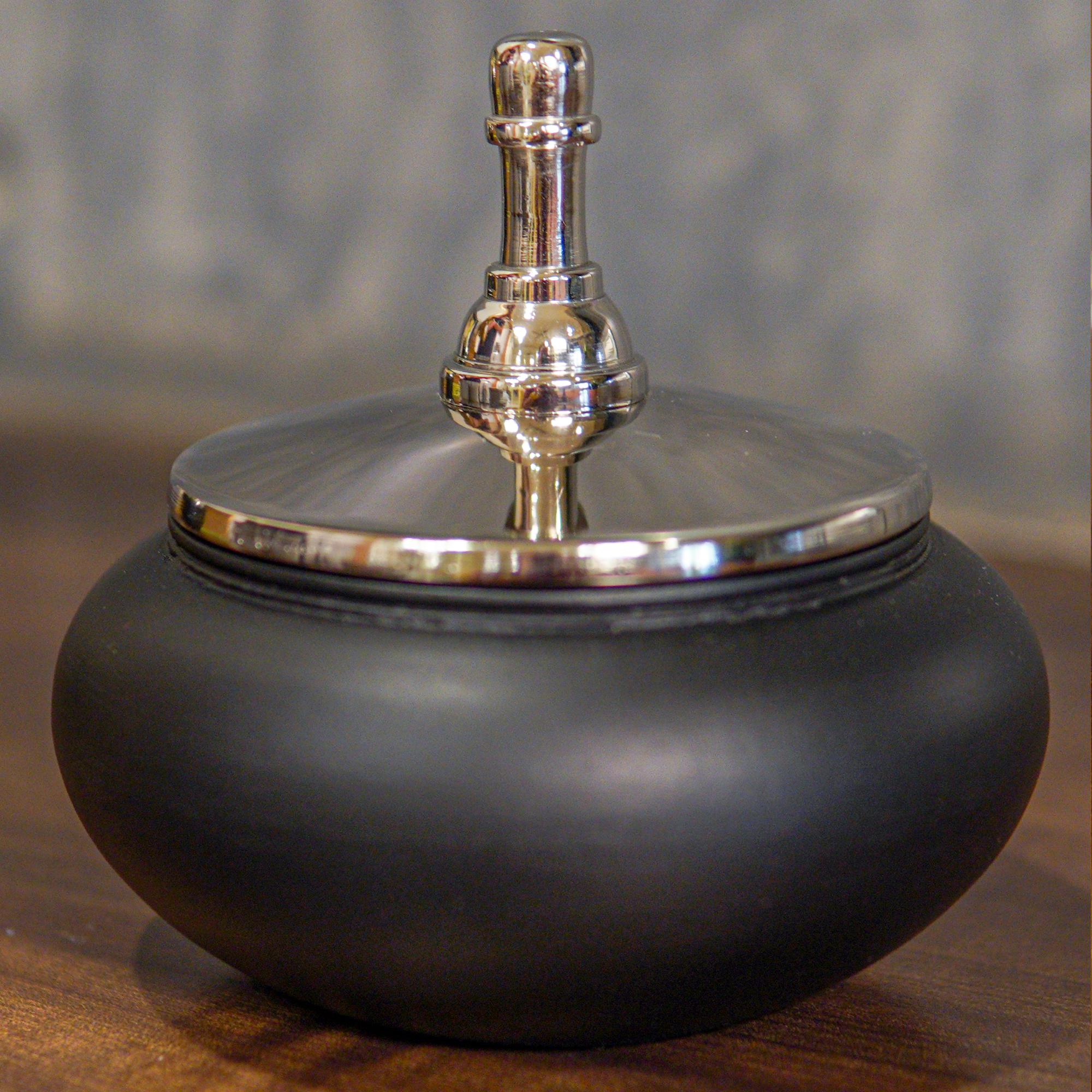 Artisanal Brass Silver Top Storage Jewellery Container Box