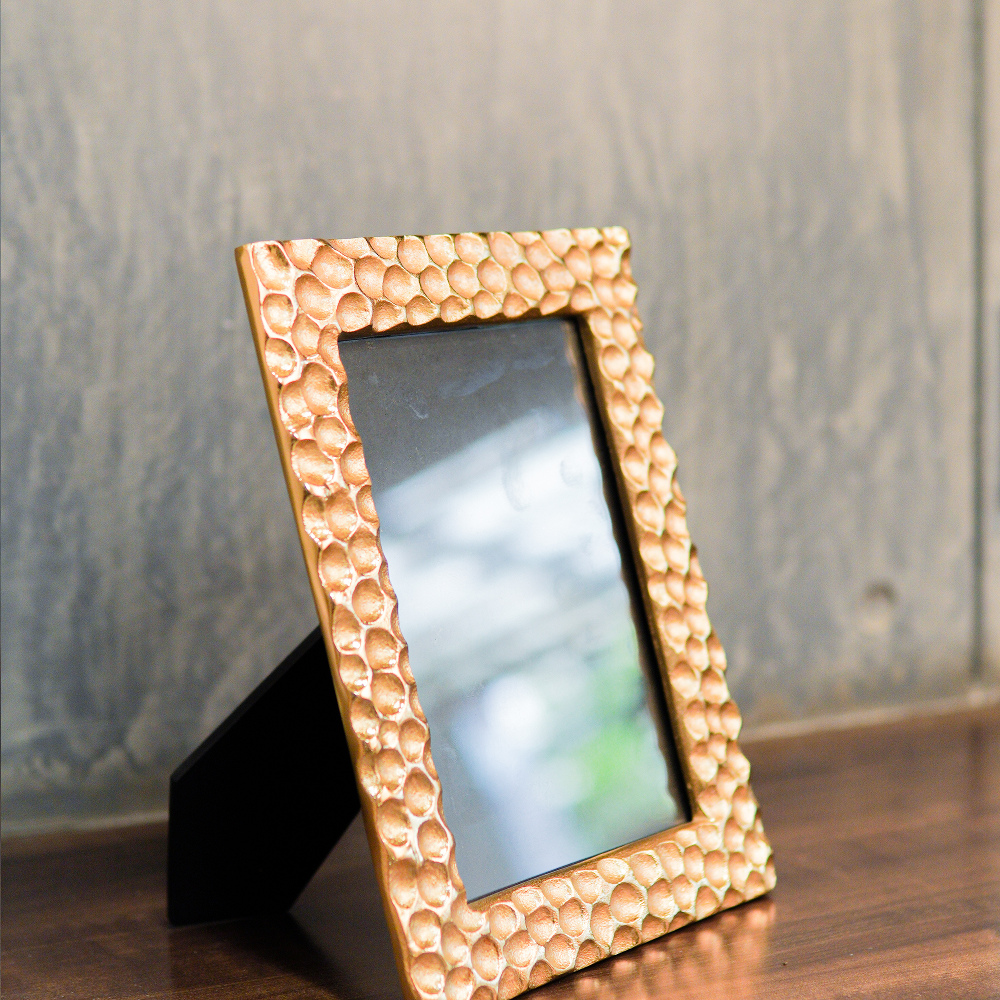 Artistic Golden Dot Photo Frame - 5"X7"