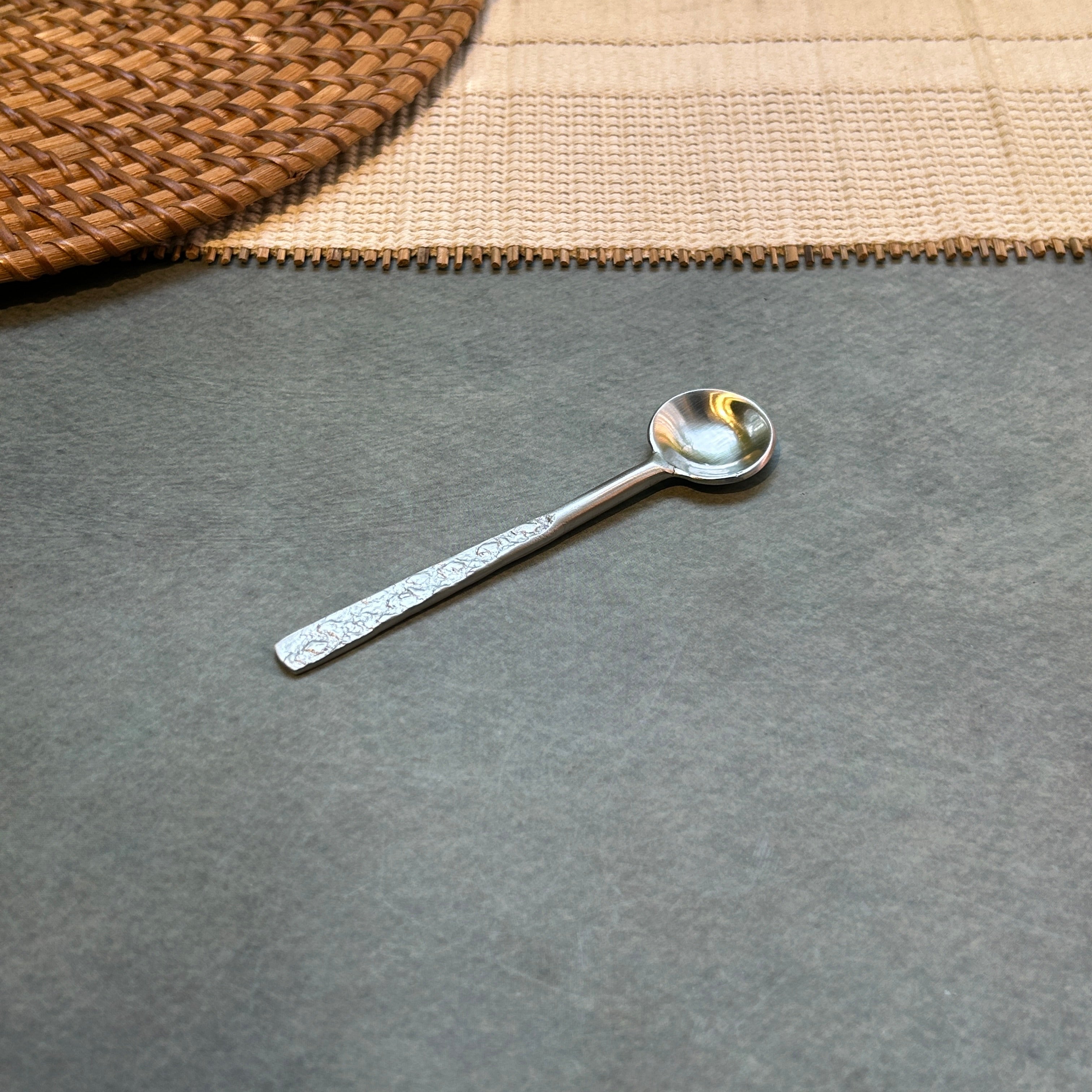 Ambi Pure Brass Foral Etched design Tea and Coffee Spoon | Multipurpose Spoon |