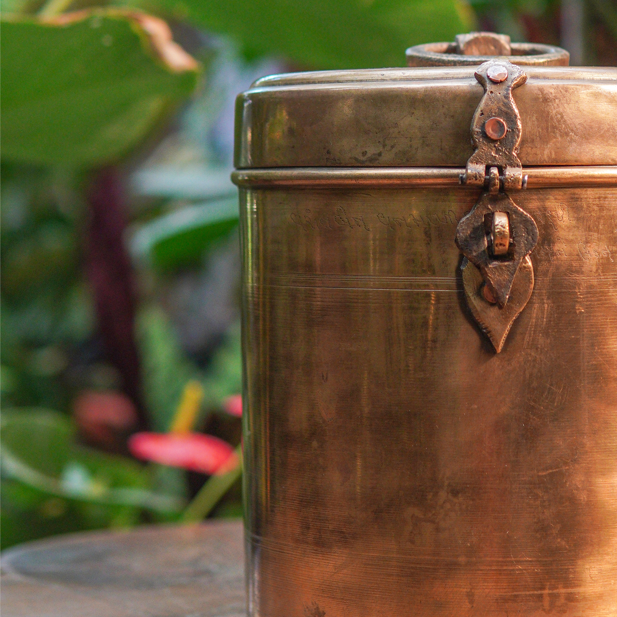 Handcrafted Vintage Brass Radiance Box