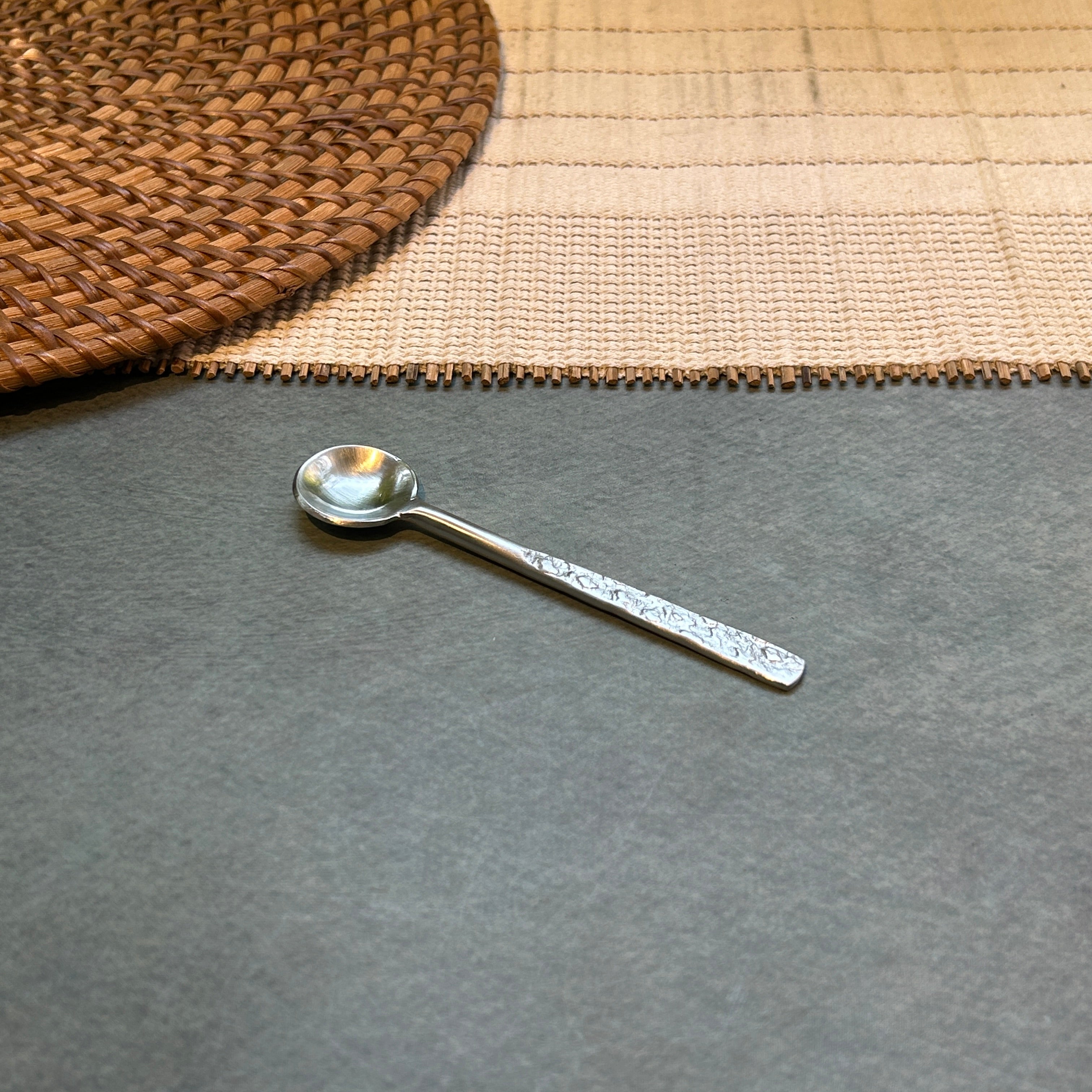 Ambi Pure Brass Foral Etched design Tea and Coffee Spoon | Multipurpose Spoon |