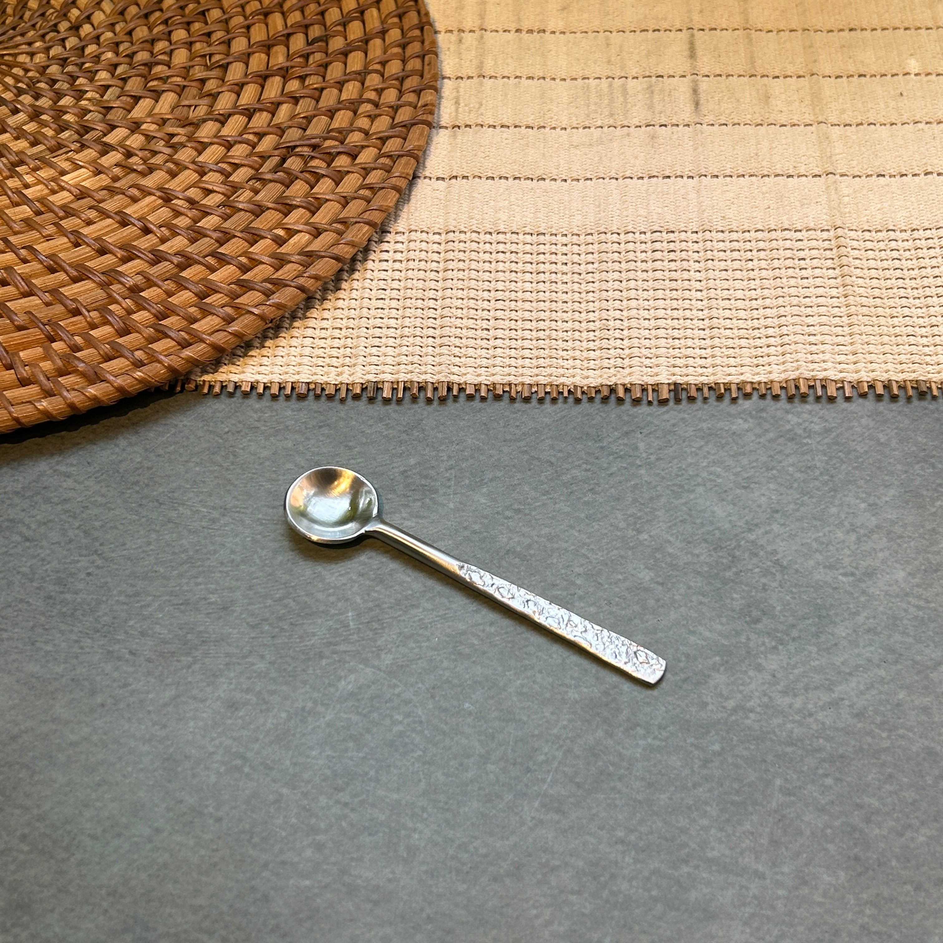 Ambi Pure Brass Foral Etched design Tea and Coffee Spoon | Multipurpose Spoon |