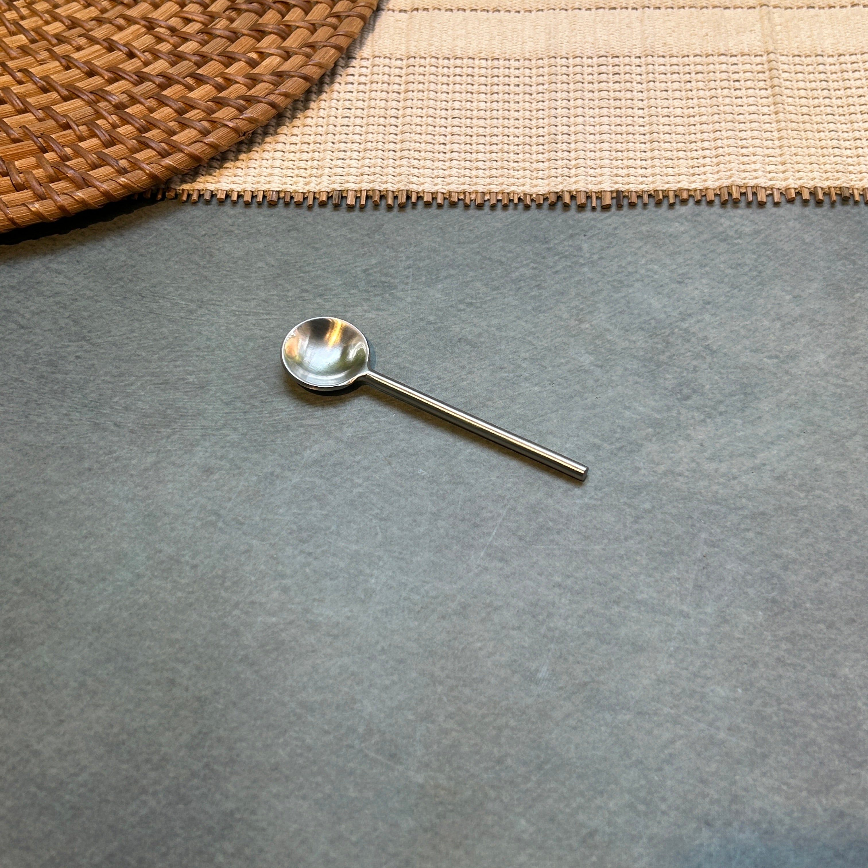 Ambi Pure Brass Round Scoop design Tea and Coffee Spoon | Multipurpose Spoon |