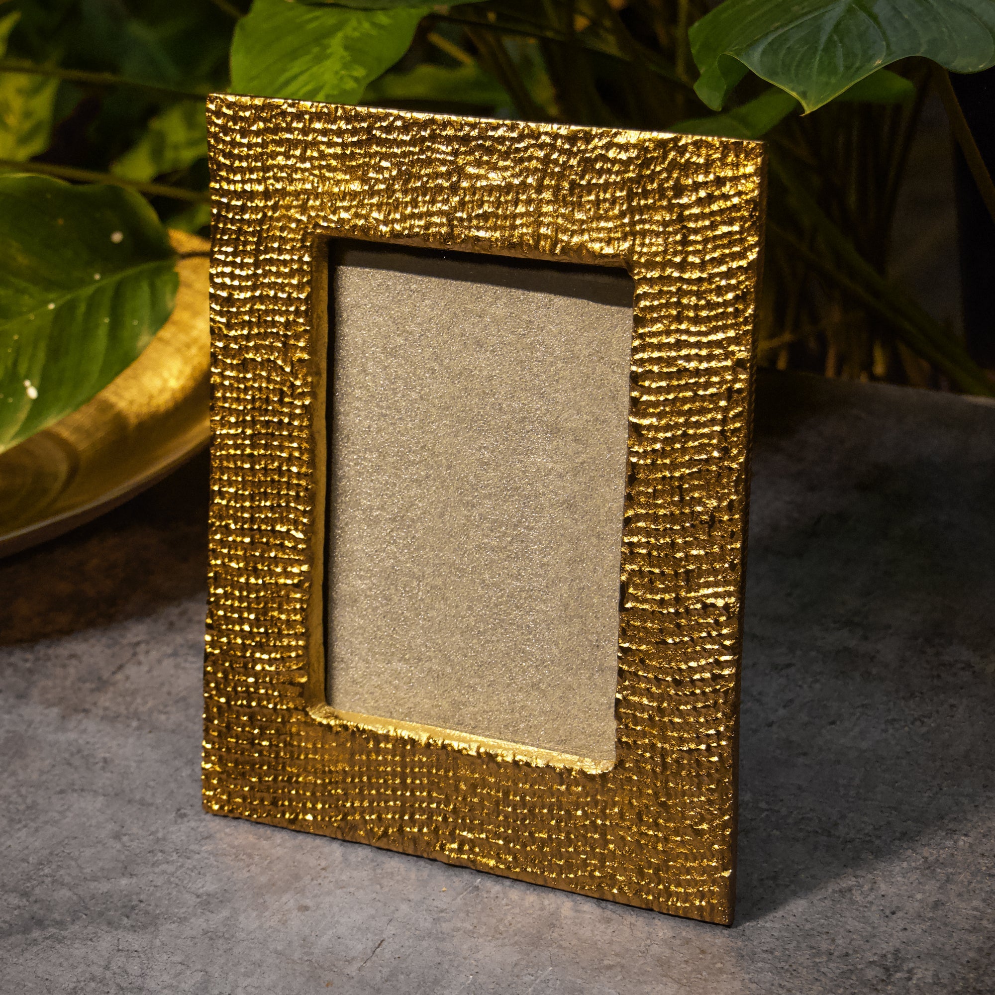 Artisanal Gold Photo Metal Frame - 5 X 7 inches